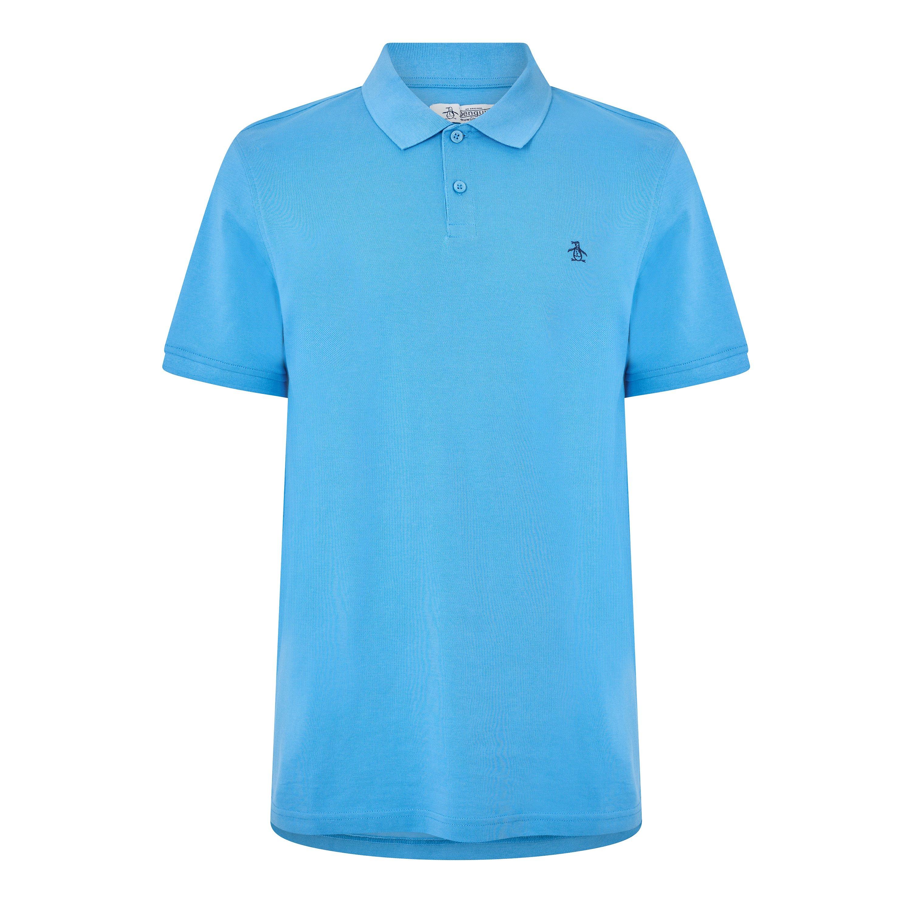 Original Penguin Men's Short Sleeve Polo Shirt - Parisian Blue - Medium