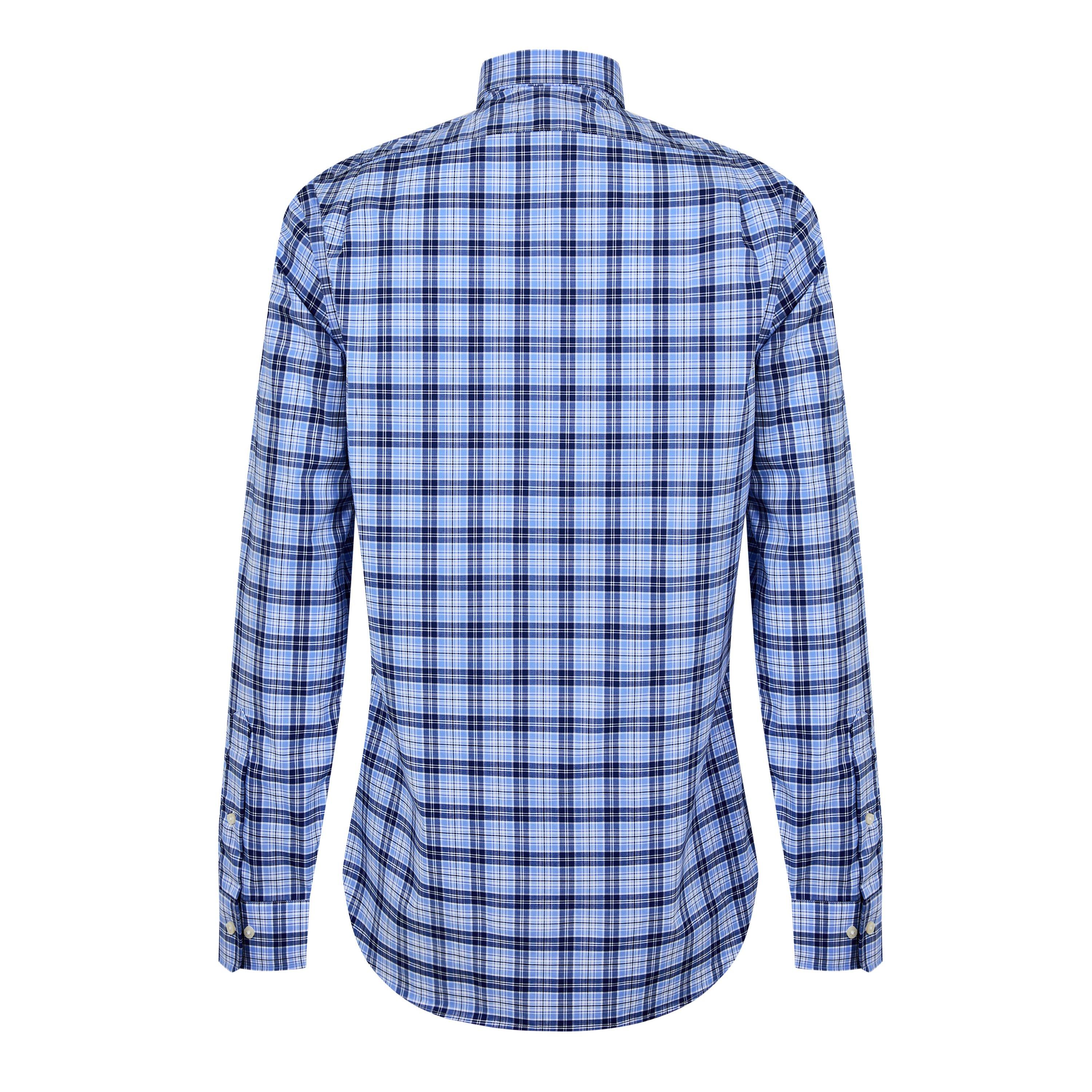 Blue Multi - Polo Ralph Lauren - Poplin Check Long Sleeve Shirt - 2