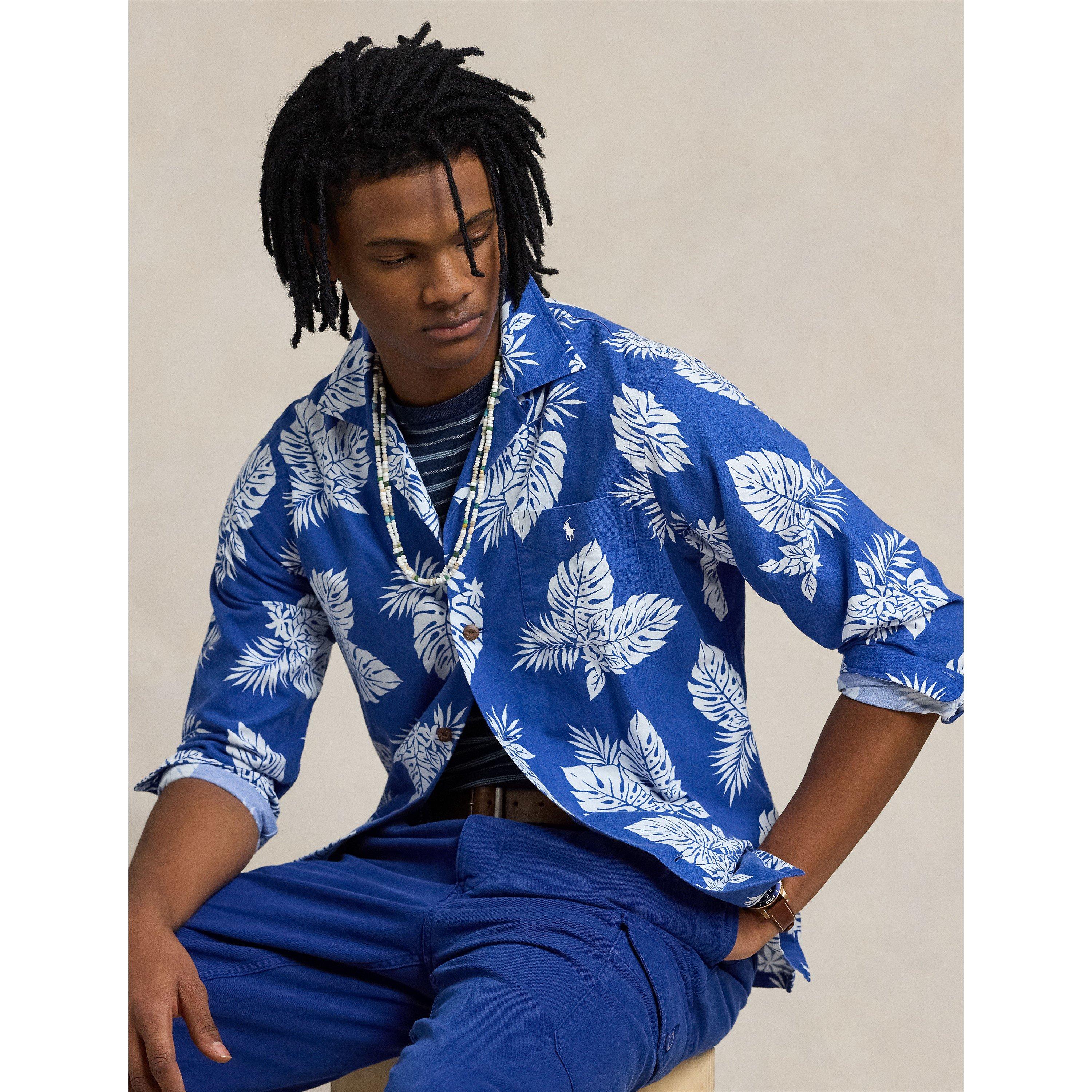 Tropical Monst - Polo Ralph Lauren - Classic Fit Monstera Oxford Shirt - 4