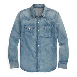 Polo Ralph Lauren Slub Denim Western Shirt