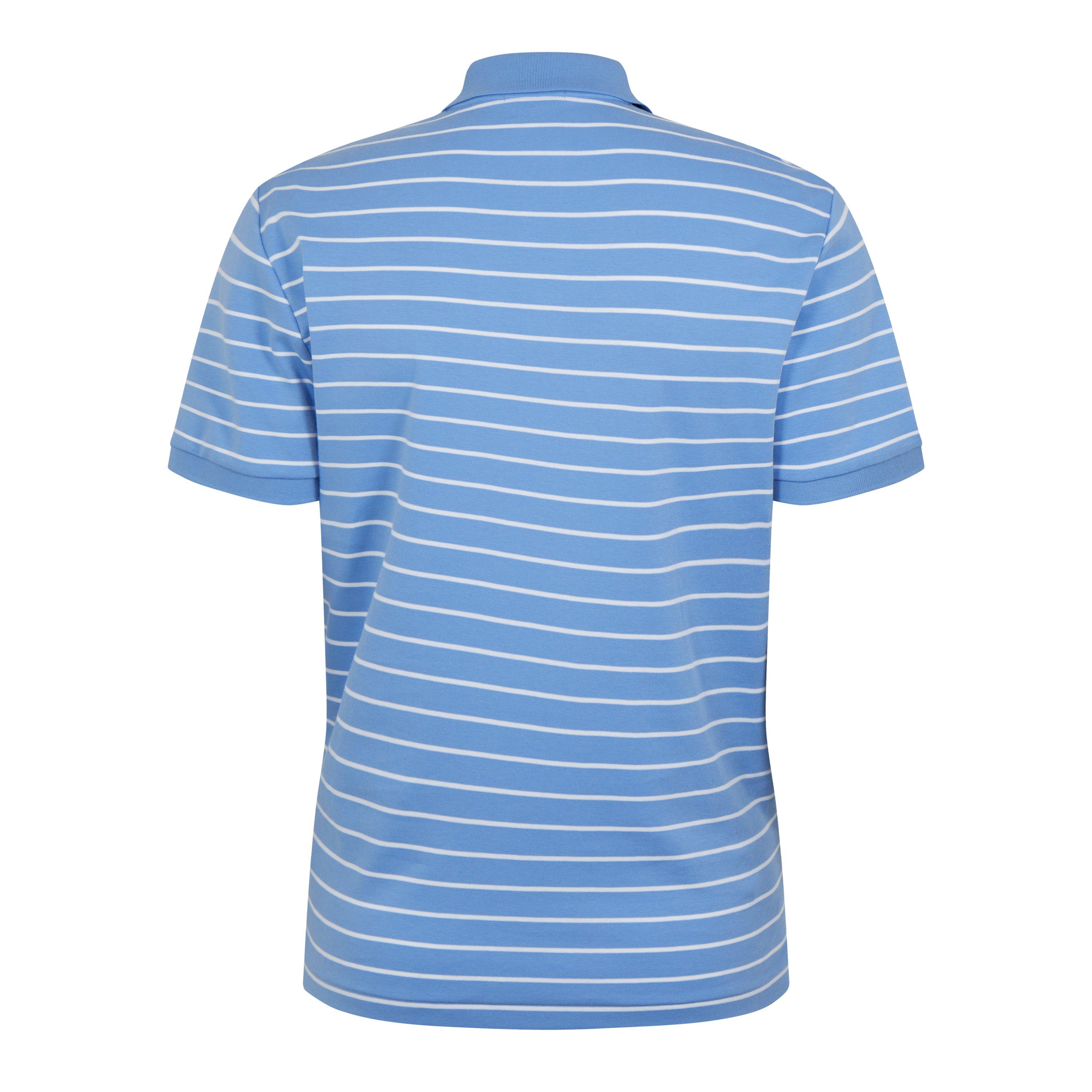 Blue/White - Polo Ralph Lauren - Striped Polo Shirt - 2