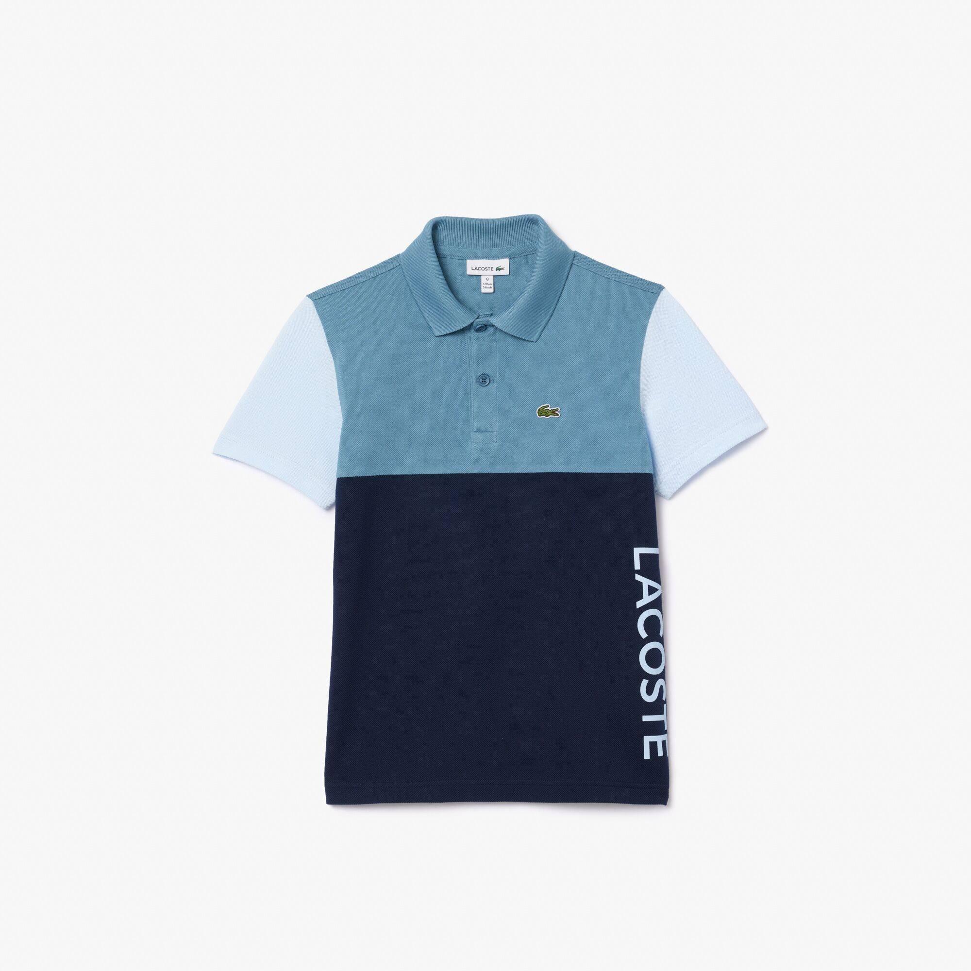 Lacoste Boys Micro Taping Polo Shirt in Green