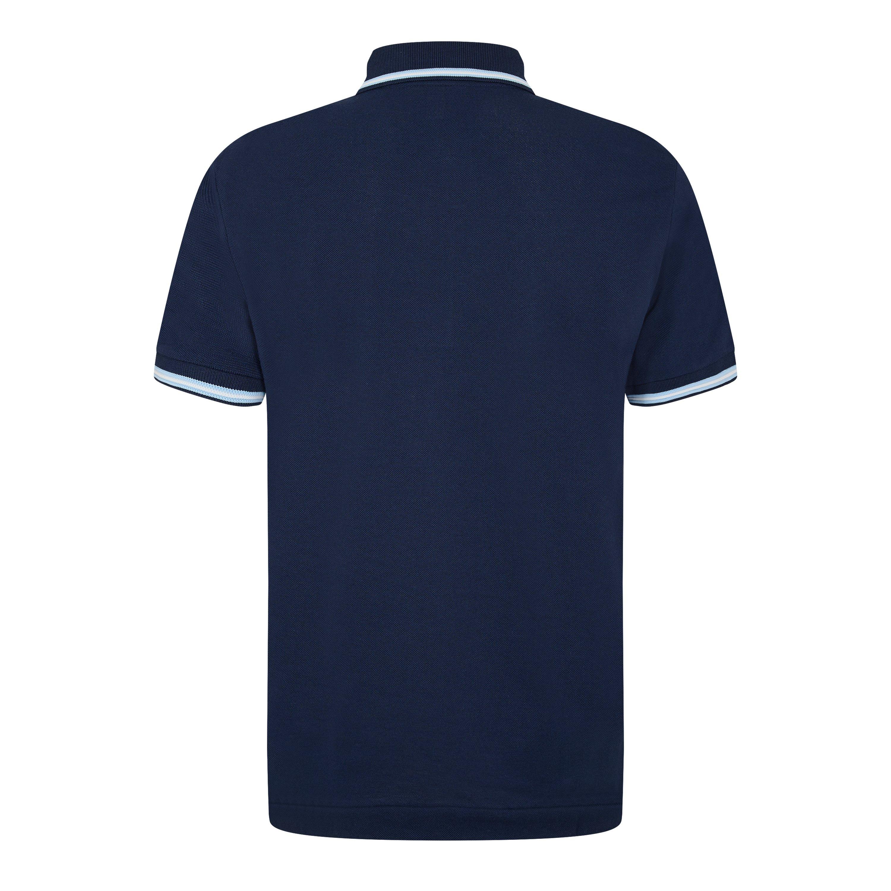 Navy 166 - Lacoste - Men's Tipped Short-Sleeve Polo Shirt - 2