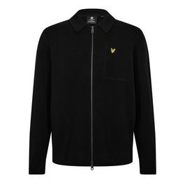 Lyle and Scott Knit Zip Shrt Sn99