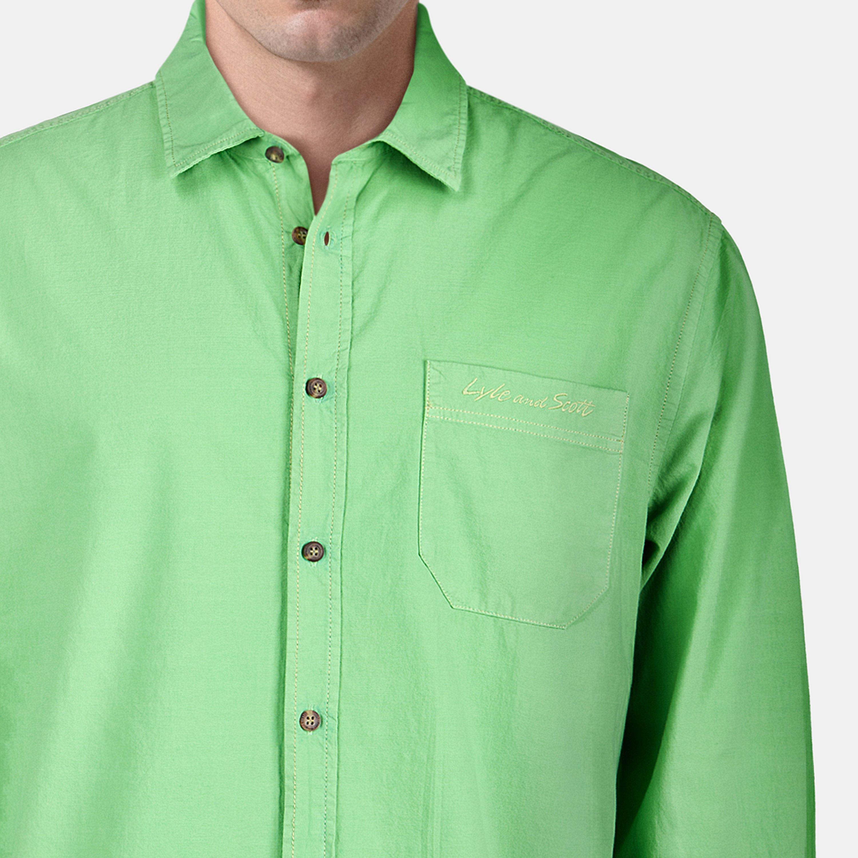 Mollys/Sunbeam - Lyle and Scott - Men's Long-Sleeve Plain Shirt - 5