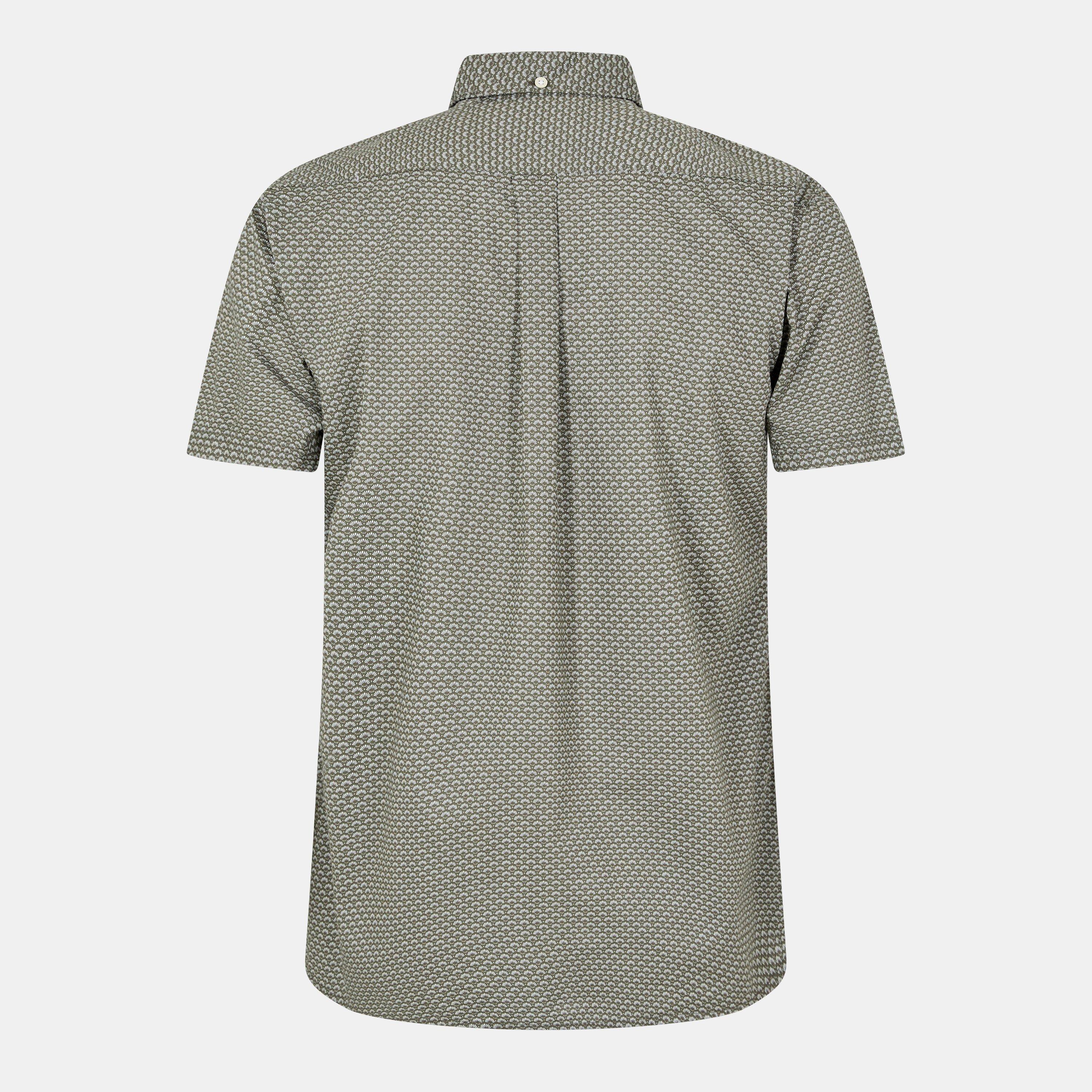 Olive OL51 - Barbour - Shell Tailored Short Sleeve Shirt - 2