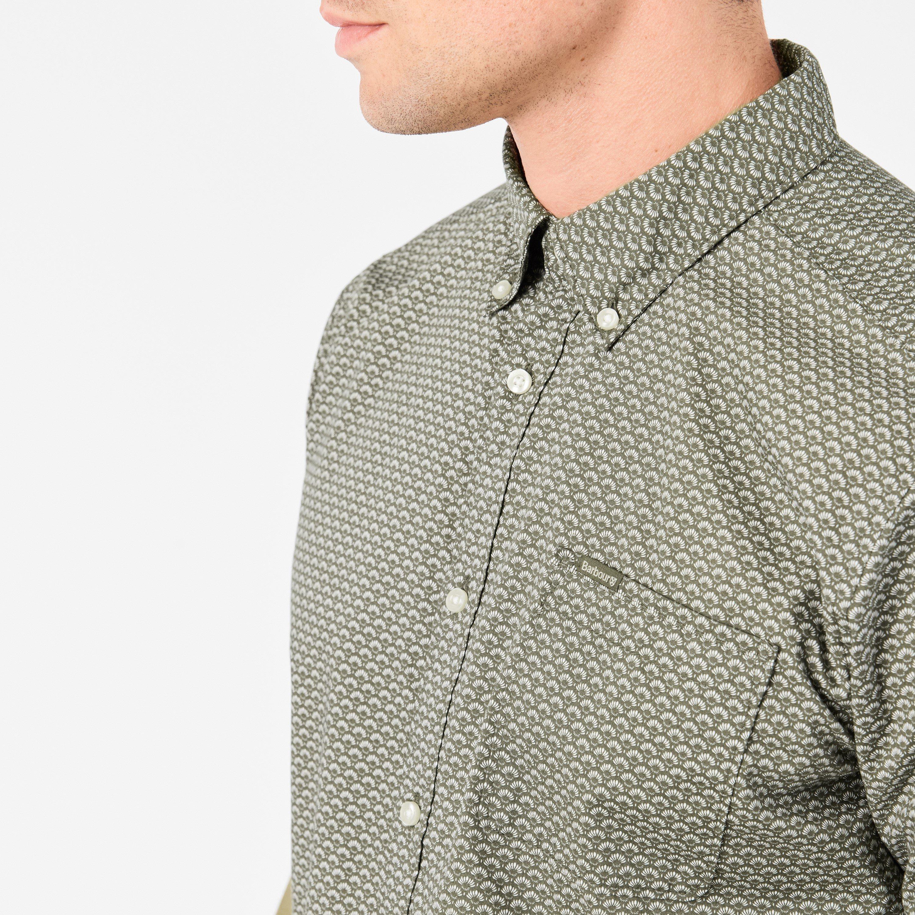 Olive OL51 - Barbour - Shell Tailored Short Sleeve Shirt - 5