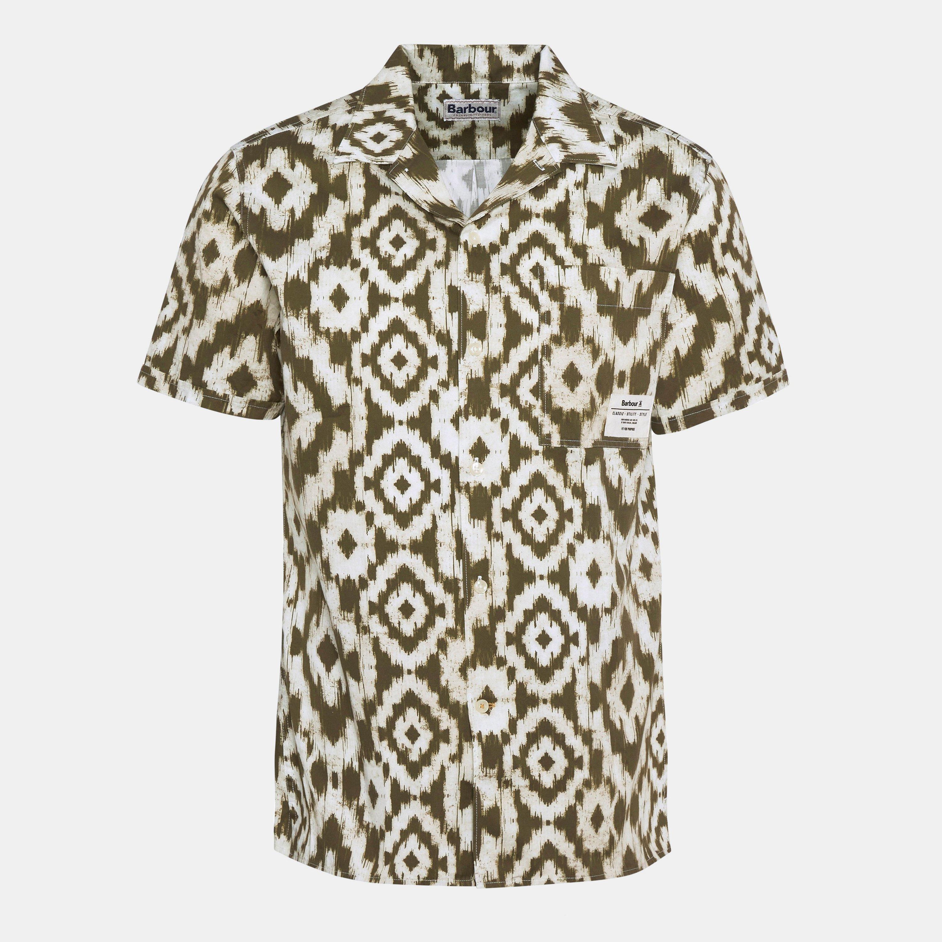 Lt Sage OL71 - Barbour - Homelane Short Sleeve Shirt - 1