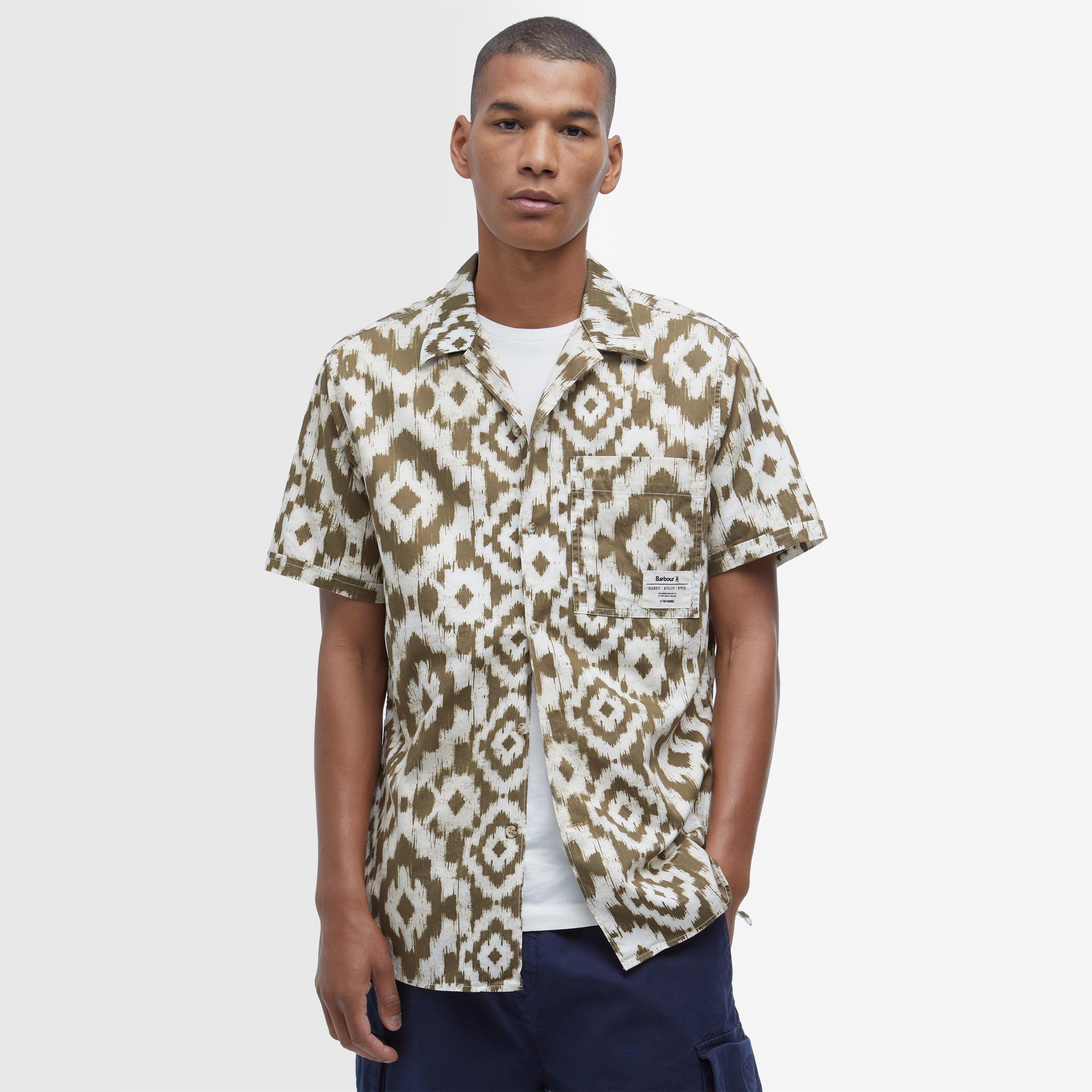 Lt Sage OL71 - Barbour - Homelane Short Sleeve Shirt - 2