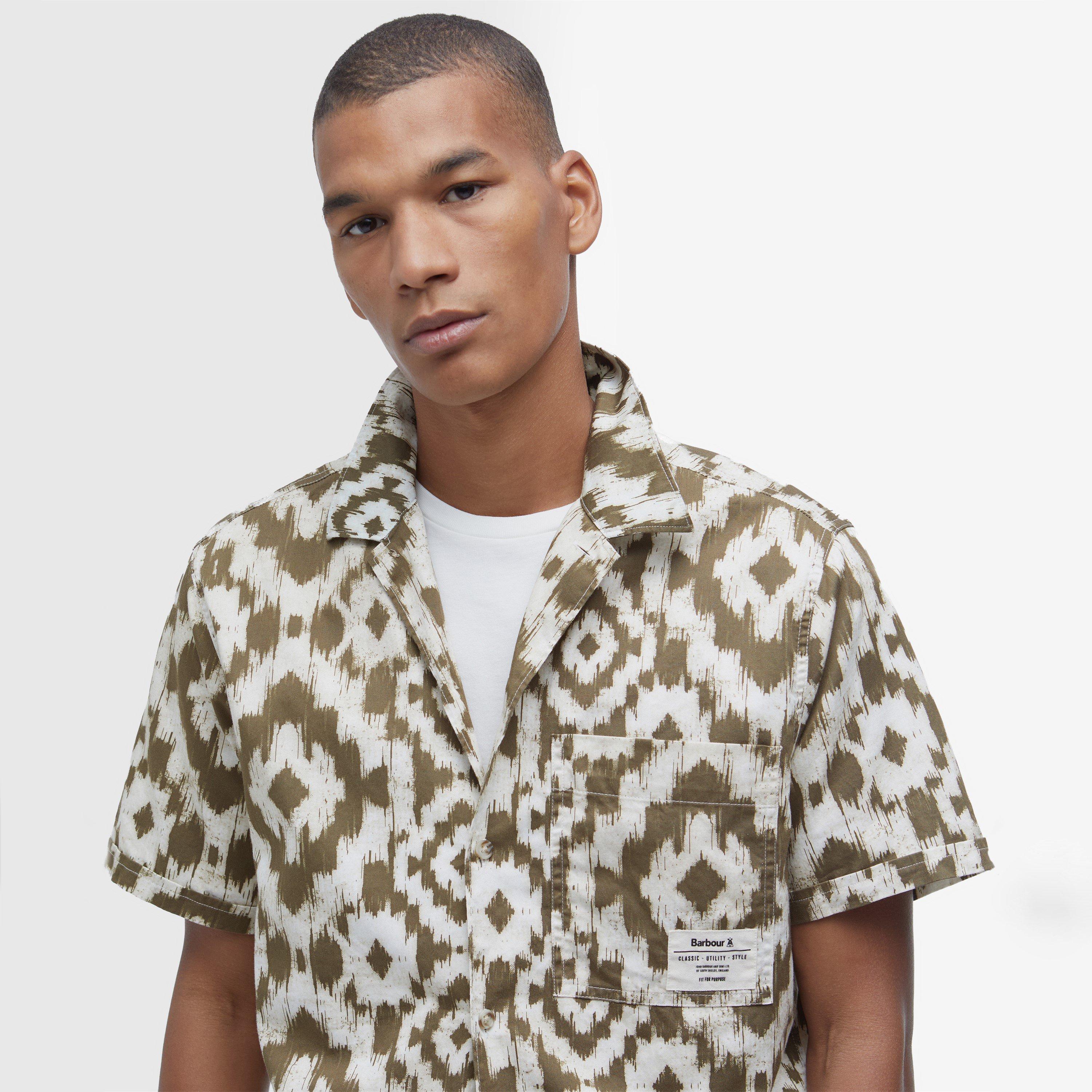 Lt Sage OL71 - Barbour - Homelane Short Sleeve Shirt - 4