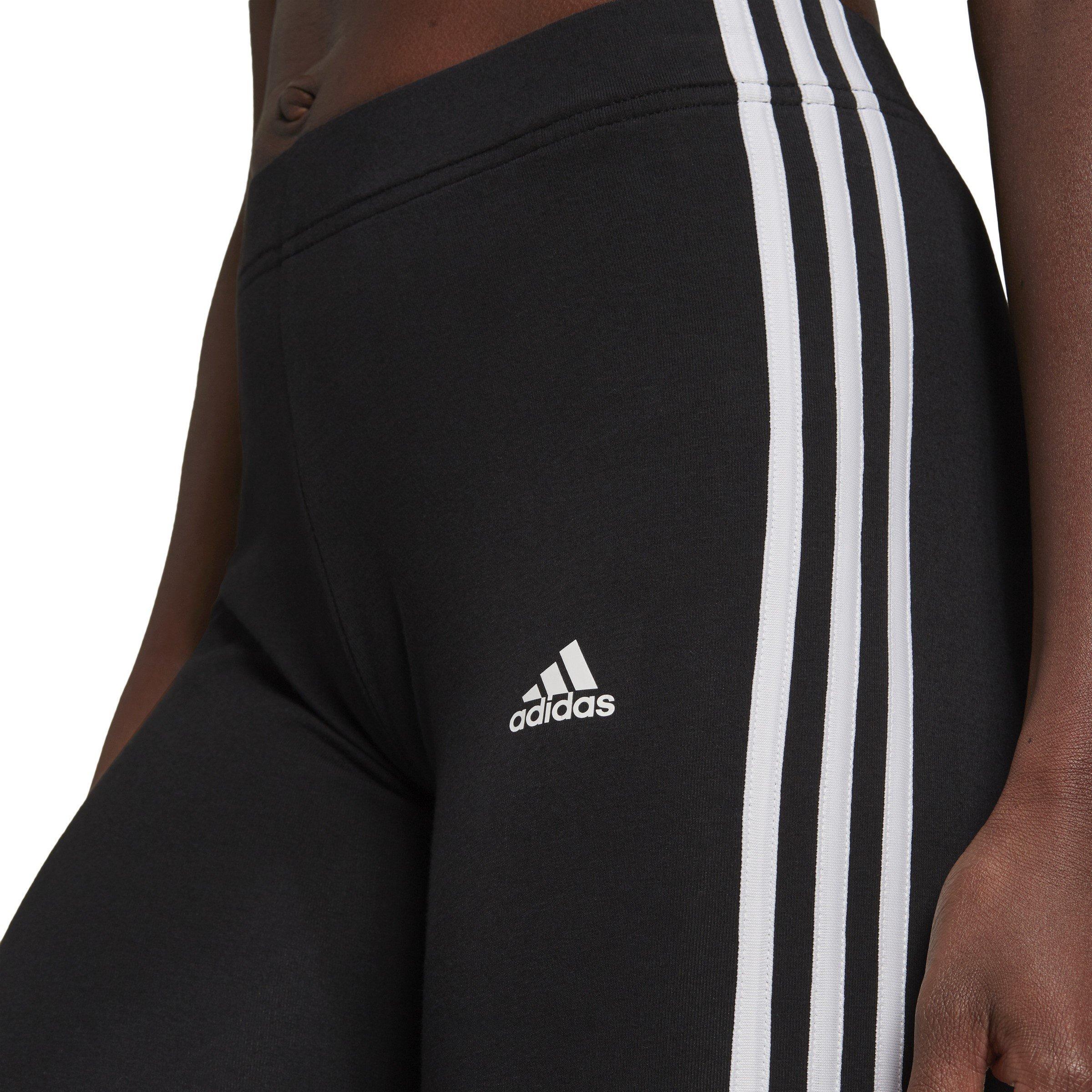 Black/White - adidas - Essentials Three Stripes Womens Bike Shorts - 5