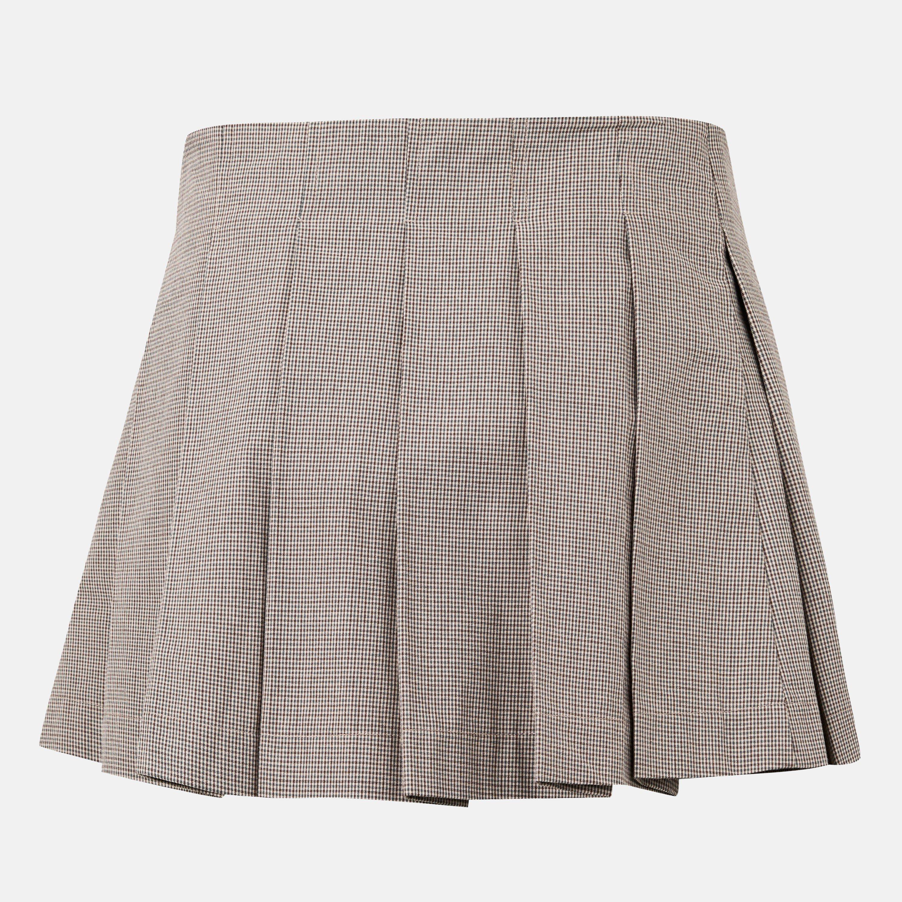 Micro Check - Jack Wills - Pleated Mini Skirt - 2