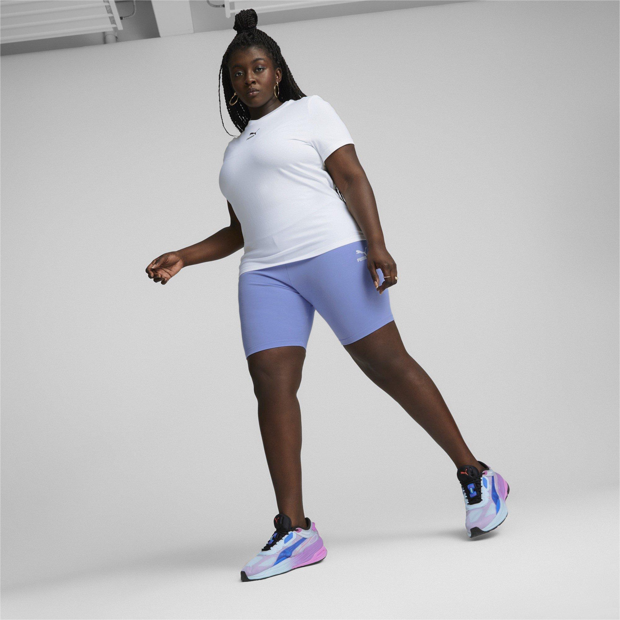 Lavendar Pop - Puma - Classics Womens Shorts Leggings - 8