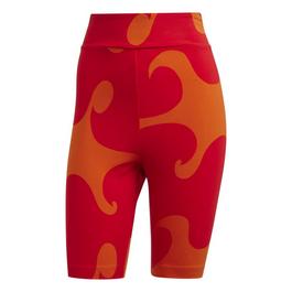 adidas Marimekko Rib Short Knee Length Leggings Womens