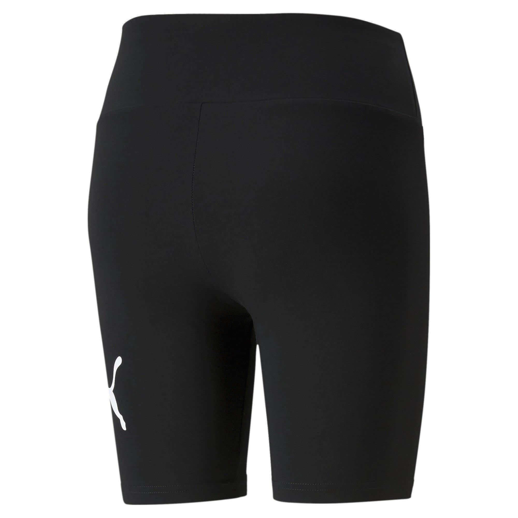 Puma Black - Puma - Essentials Logo Womens Short Leggings - 9