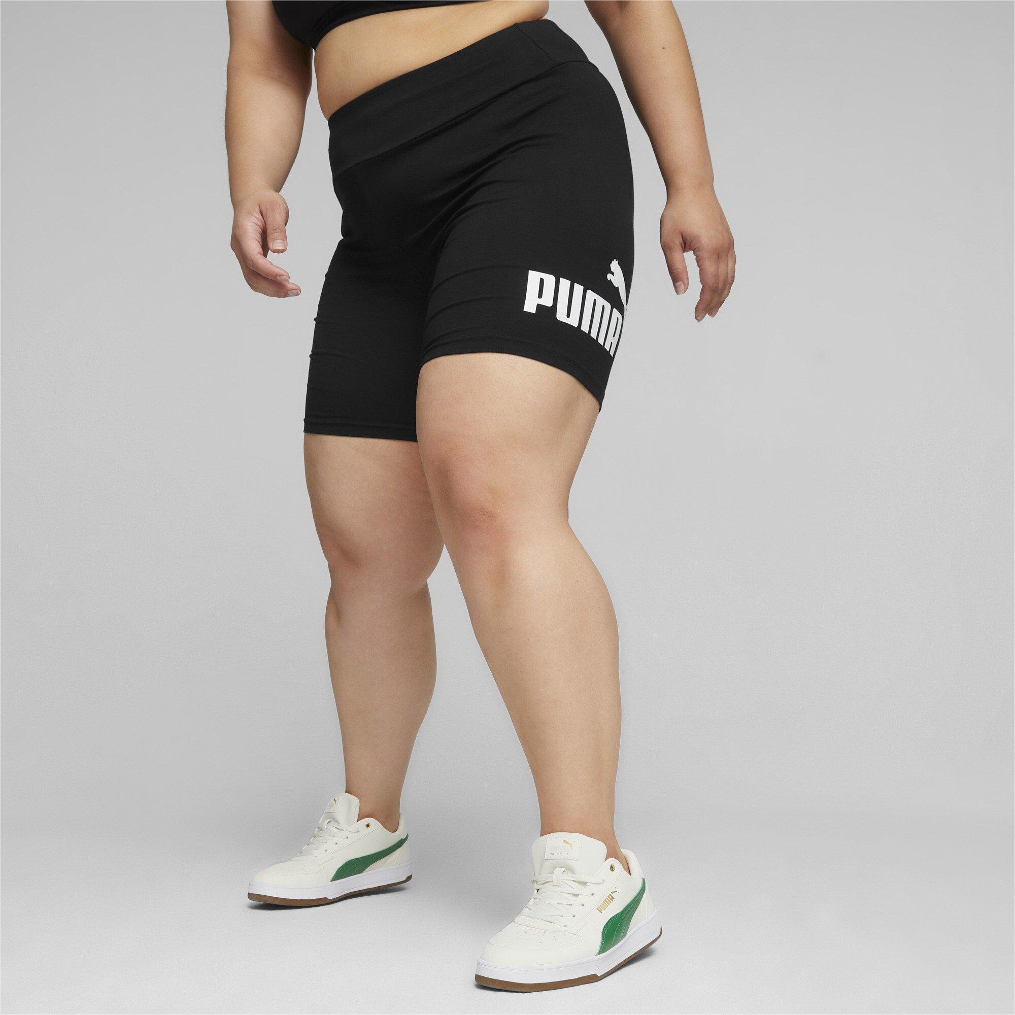 Puma Black - Puma - Essentials Logo Womens Short Leggings - 3