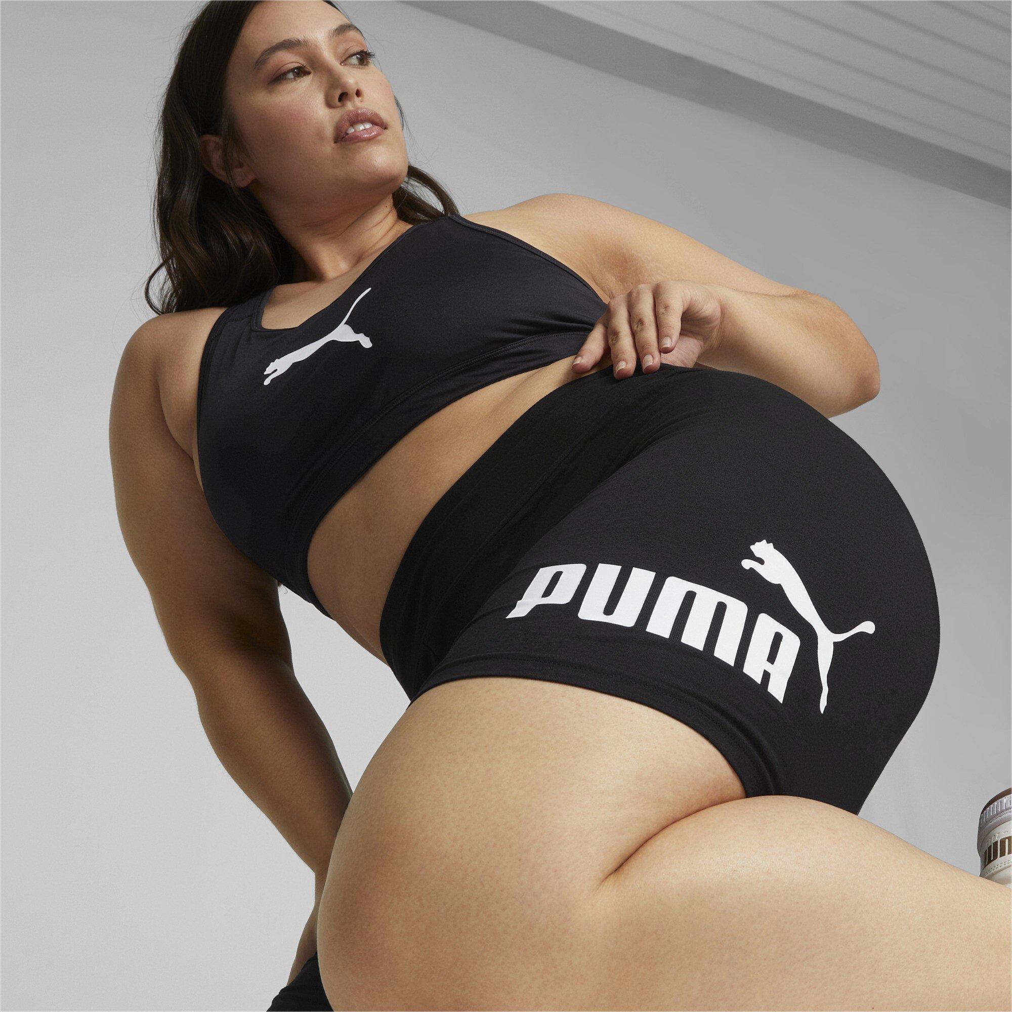 Puma Black - Puma - Essentials Logo Womens Short Leggings - 4