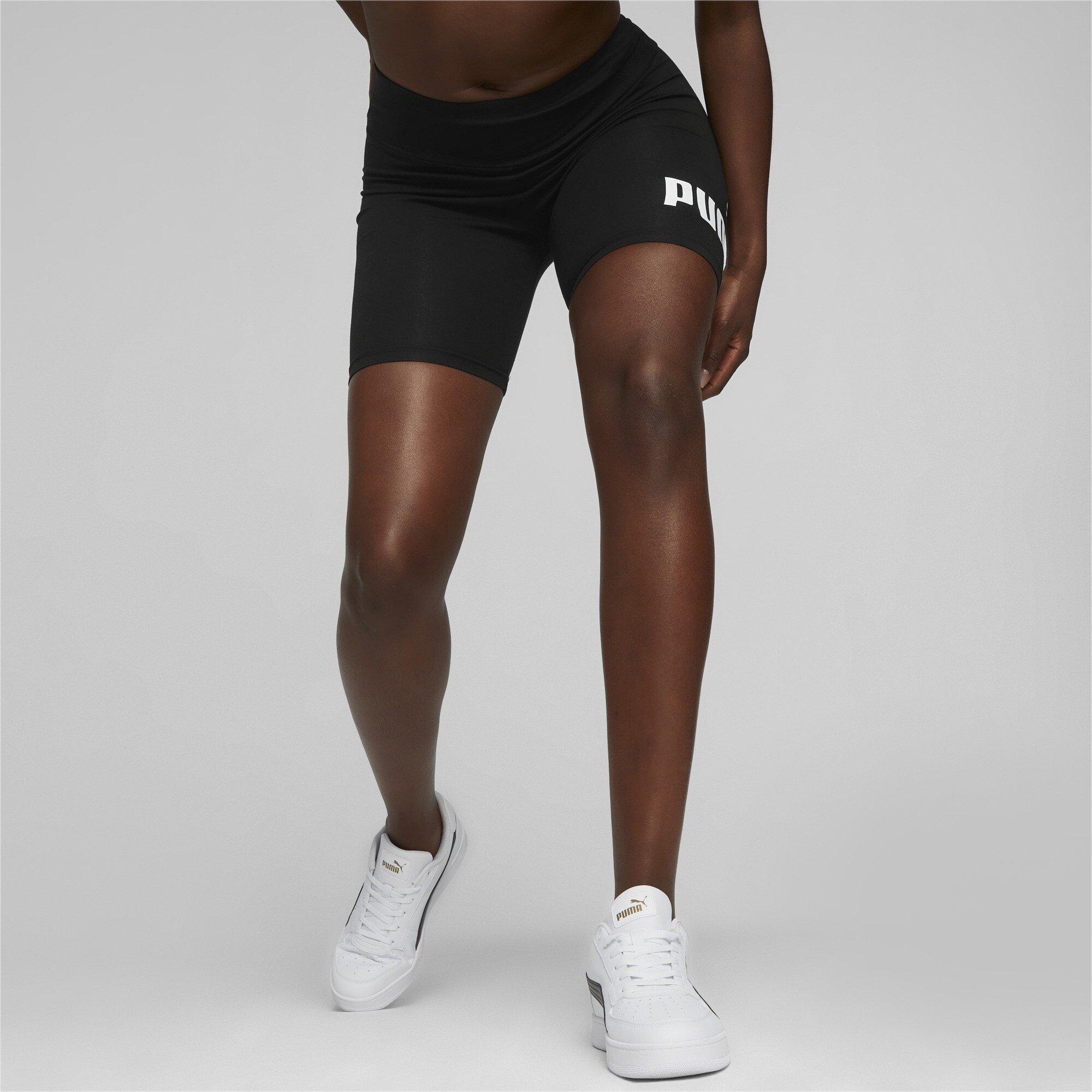 Puma Black - Puma - Essentials Logo Womens Short Leggings - 6