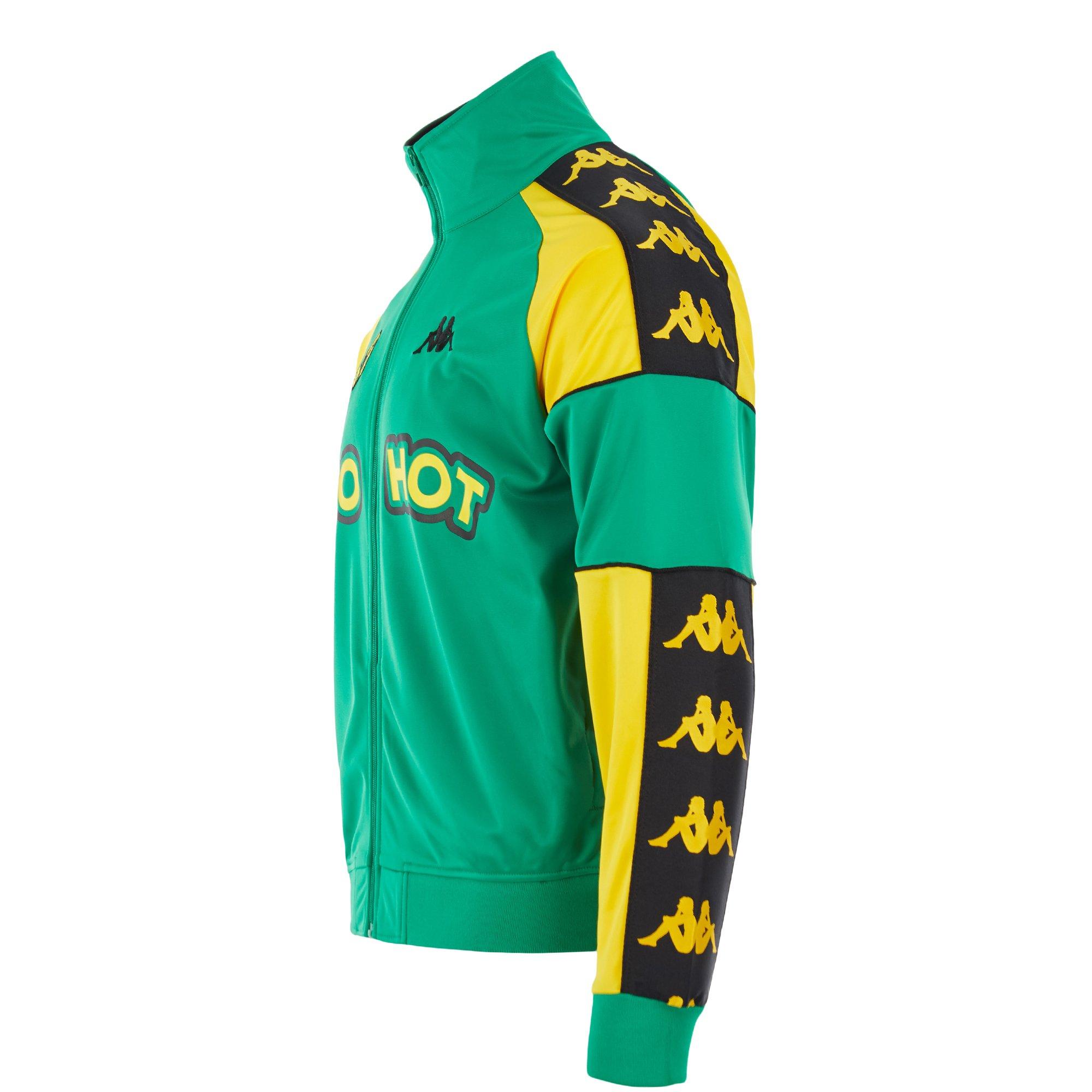 Verde/Amarelo - Kappa - Banda Tracksuit zip up - 3