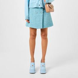 Versace Heritage Tweed Mini Skirt