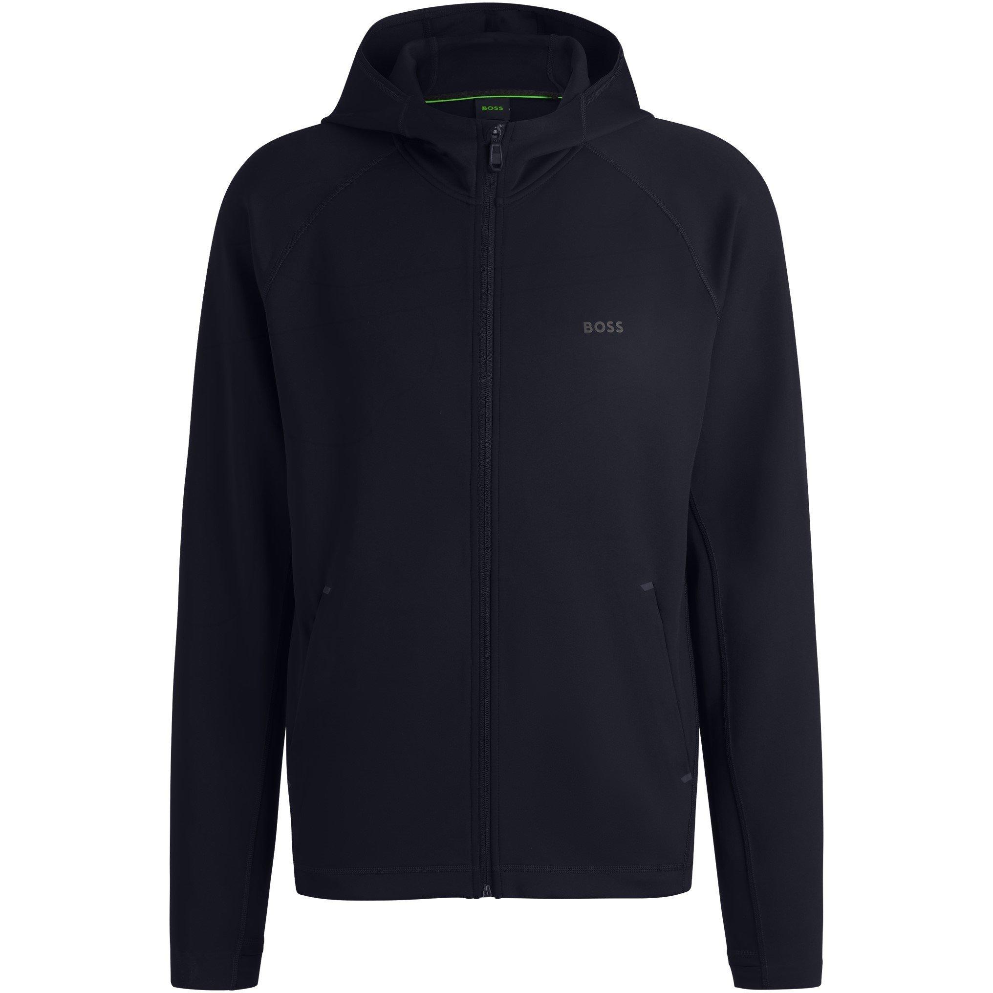 Dark Blue 402 - Boss - Men's Sicon Active Green Moisture-Wicking Tracksuit Top - 1