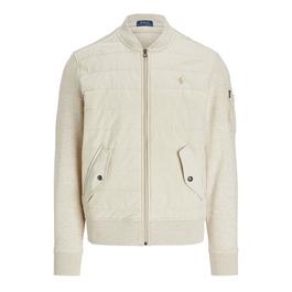 Polo Ralph Lauren Double Knit Quilted Bomber Jacket