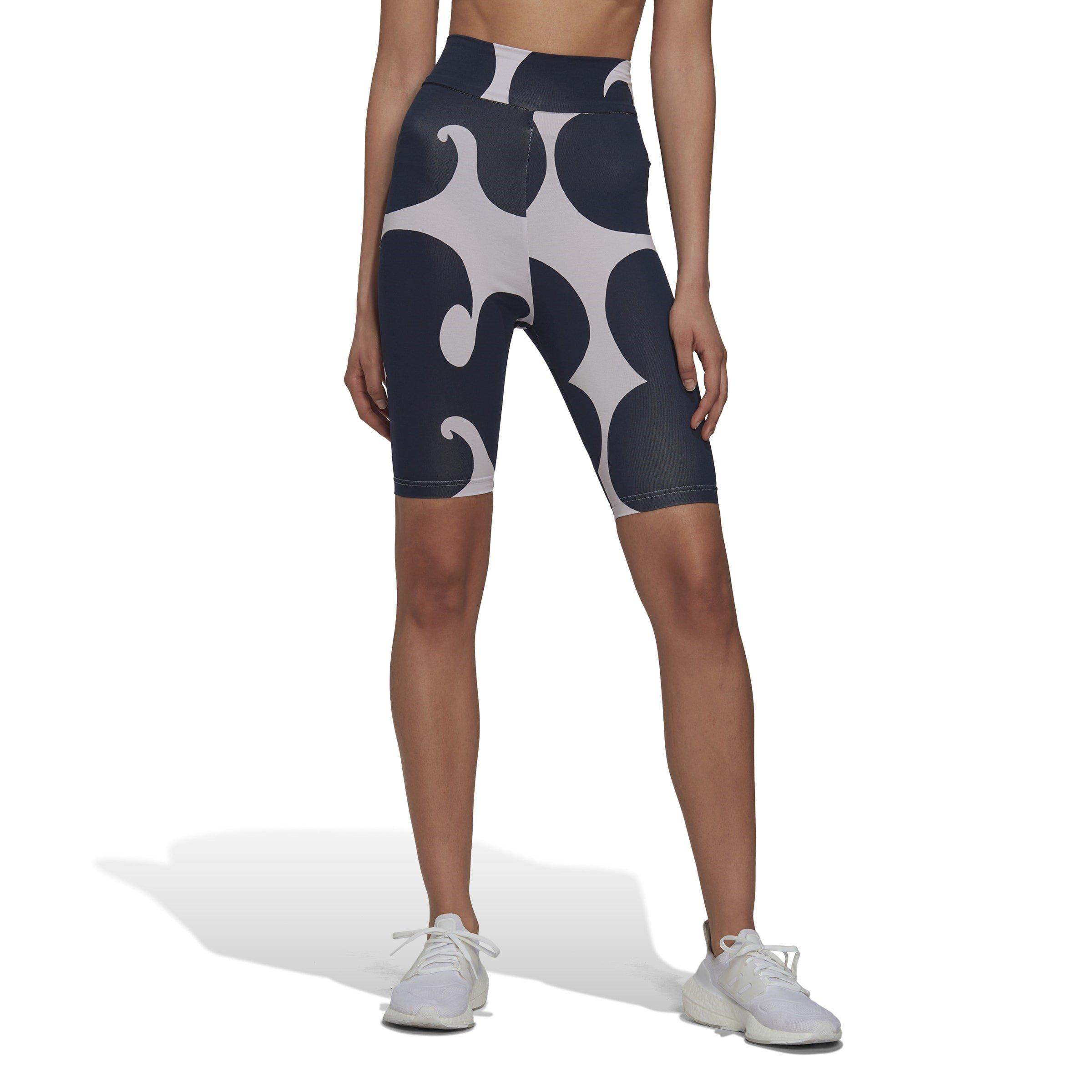 Lila Schimmer - adidas - Marimekko Rib Short Tights Womens - 2