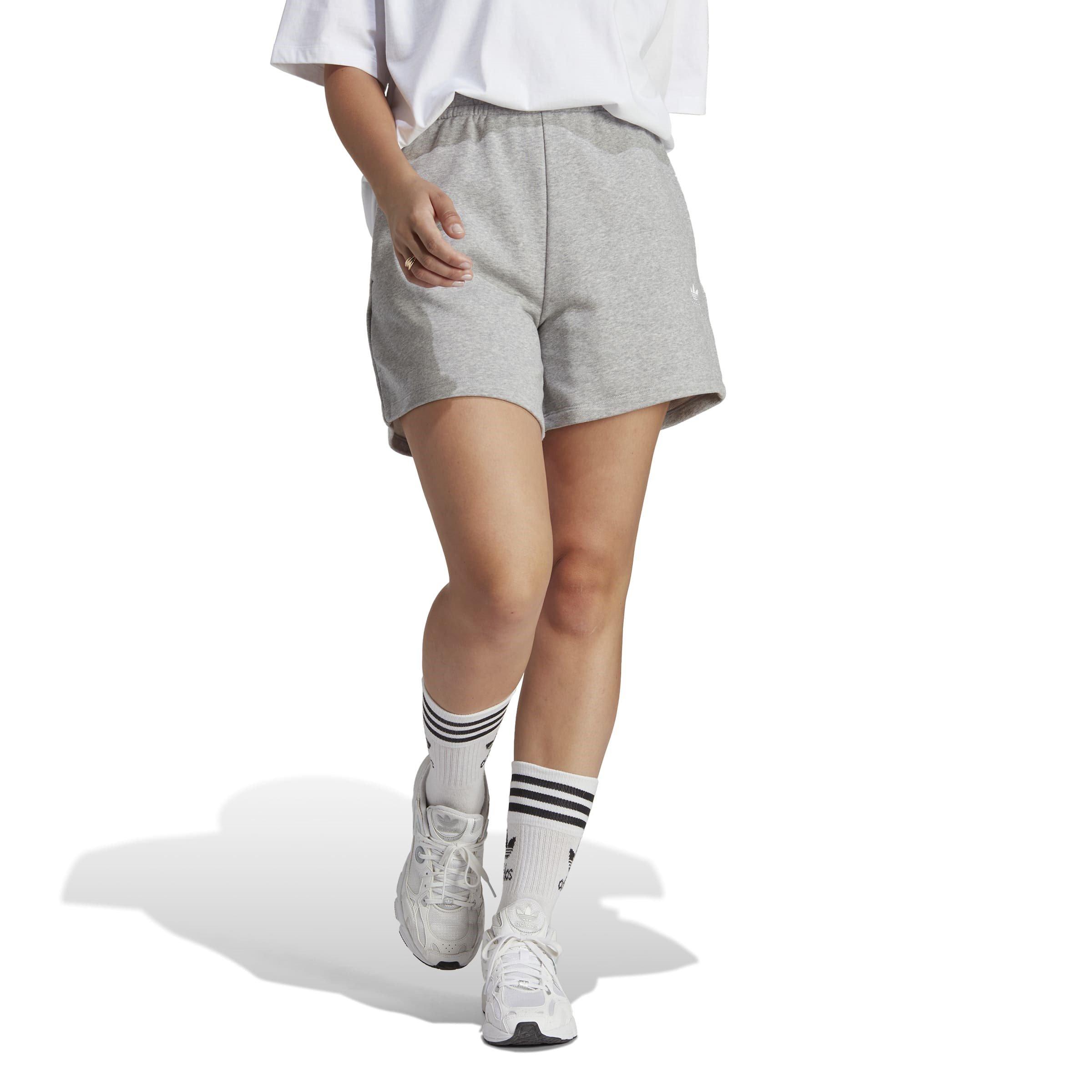 Grey - adidas Originals - Fleece Jogger Shorts - 2
