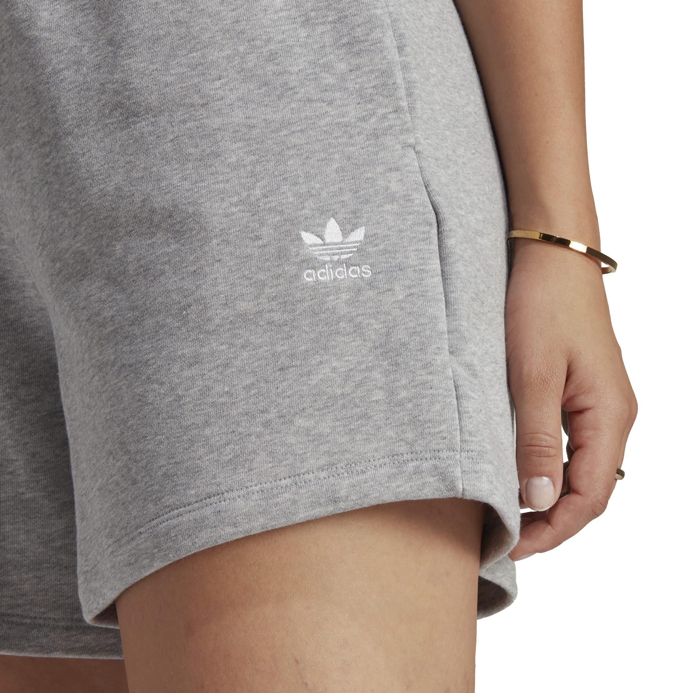 Grey - adidas Originals - Fleece Jogger Shorts - 4