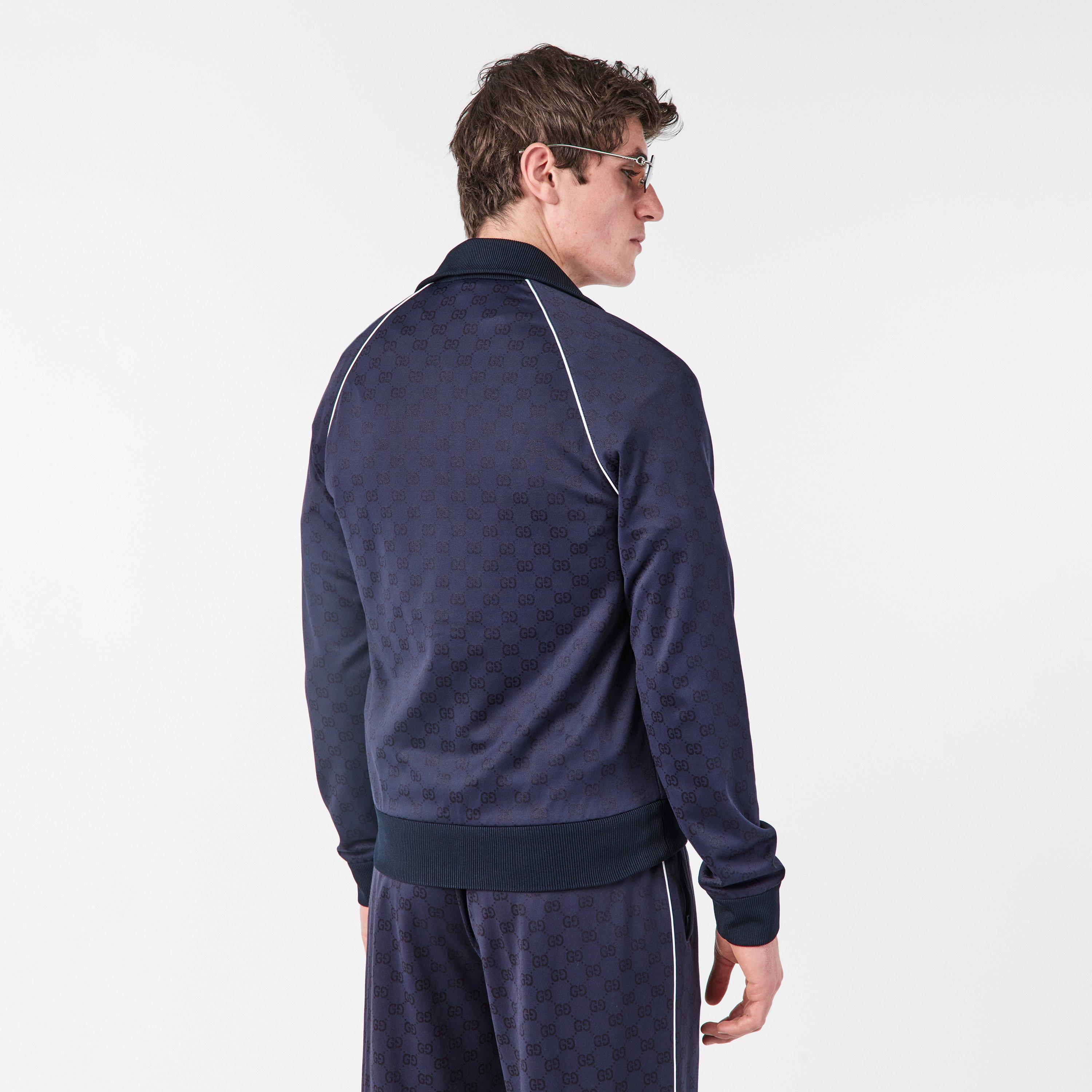 Blu Navy - Gucci - Full Zip Tracksuit Top - 4