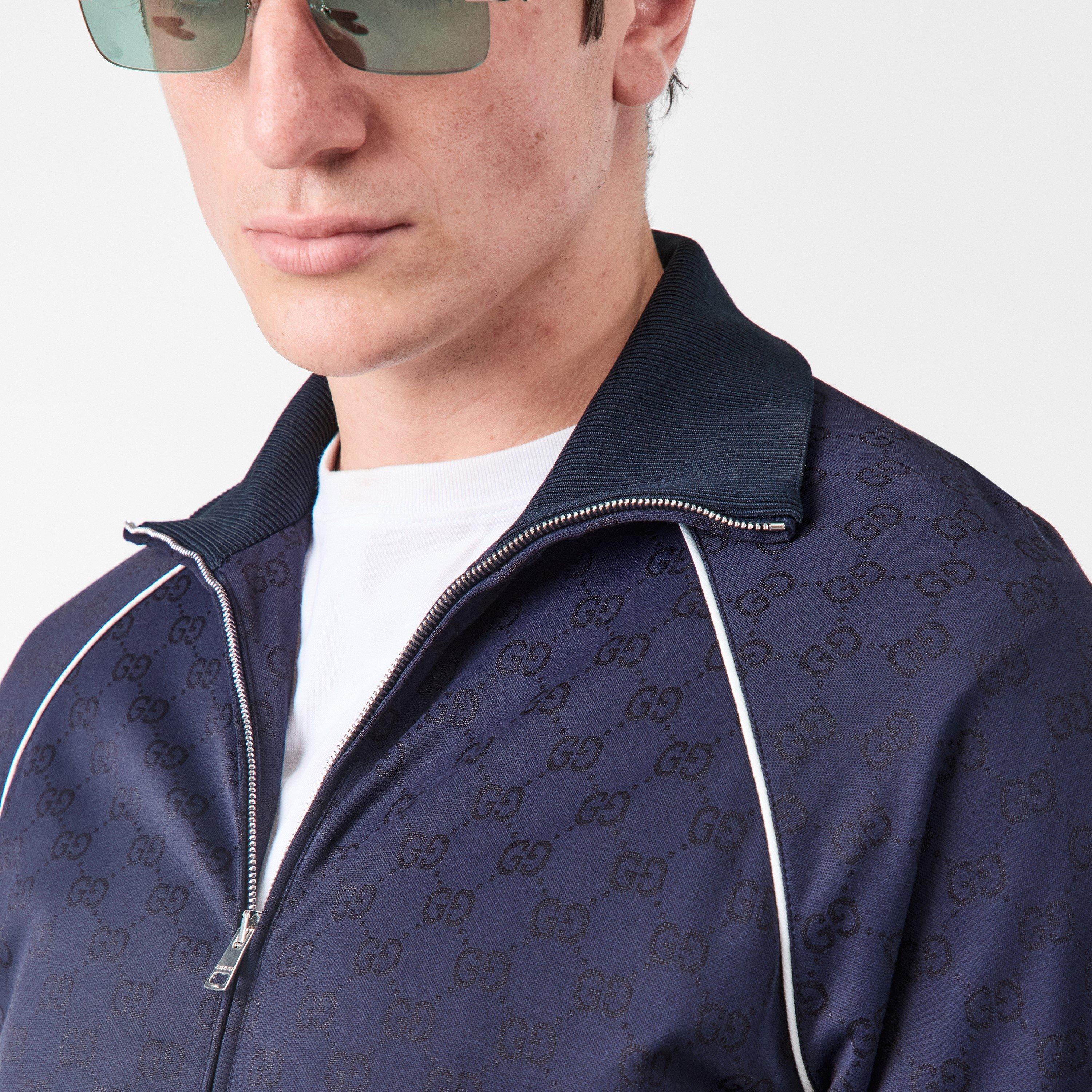 Blu Navy - Gucci - Full Zip Tracksuit Top - 5