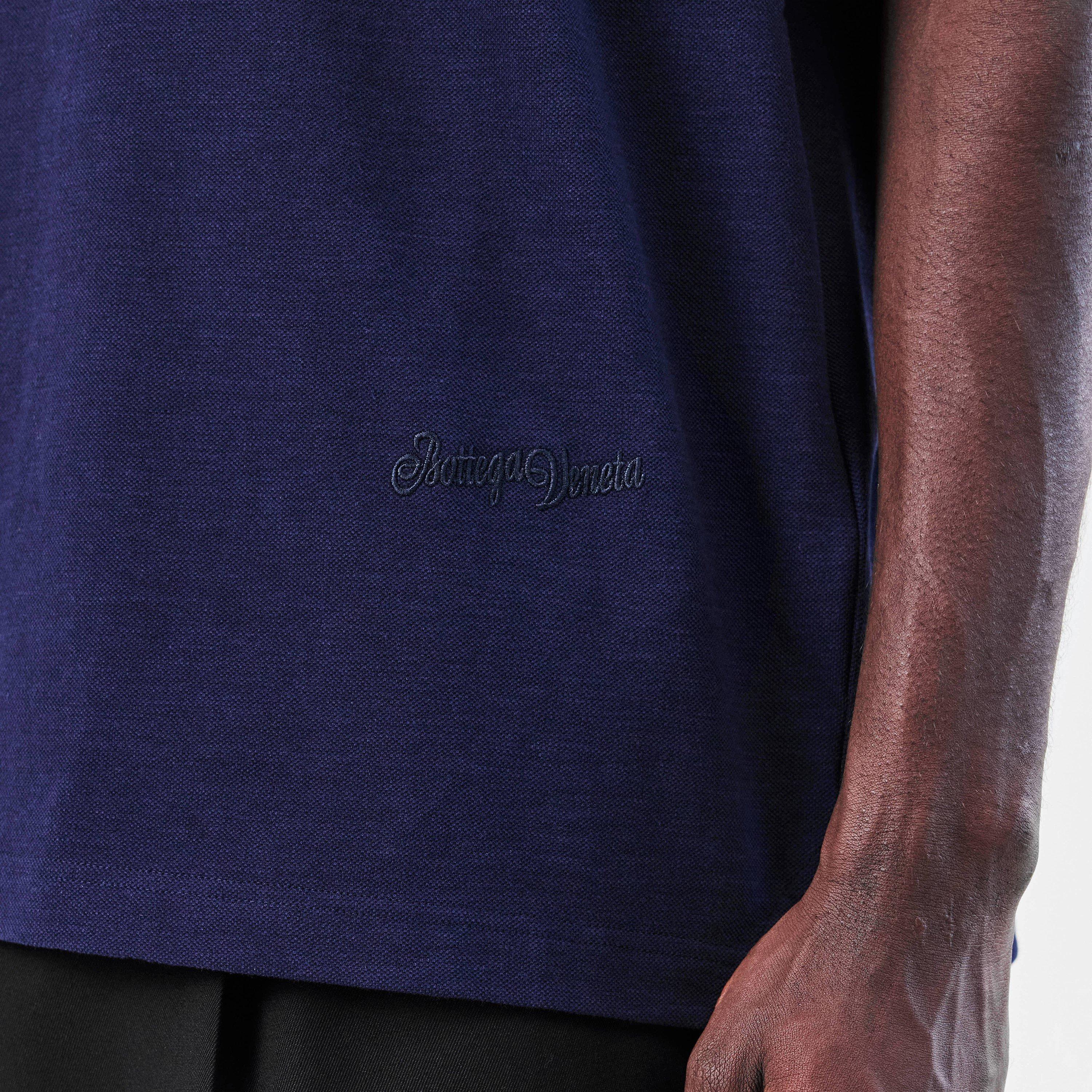 Abyss - Bottega Veneta - Men's Logo Short Sleeve Polo Shirt - 5