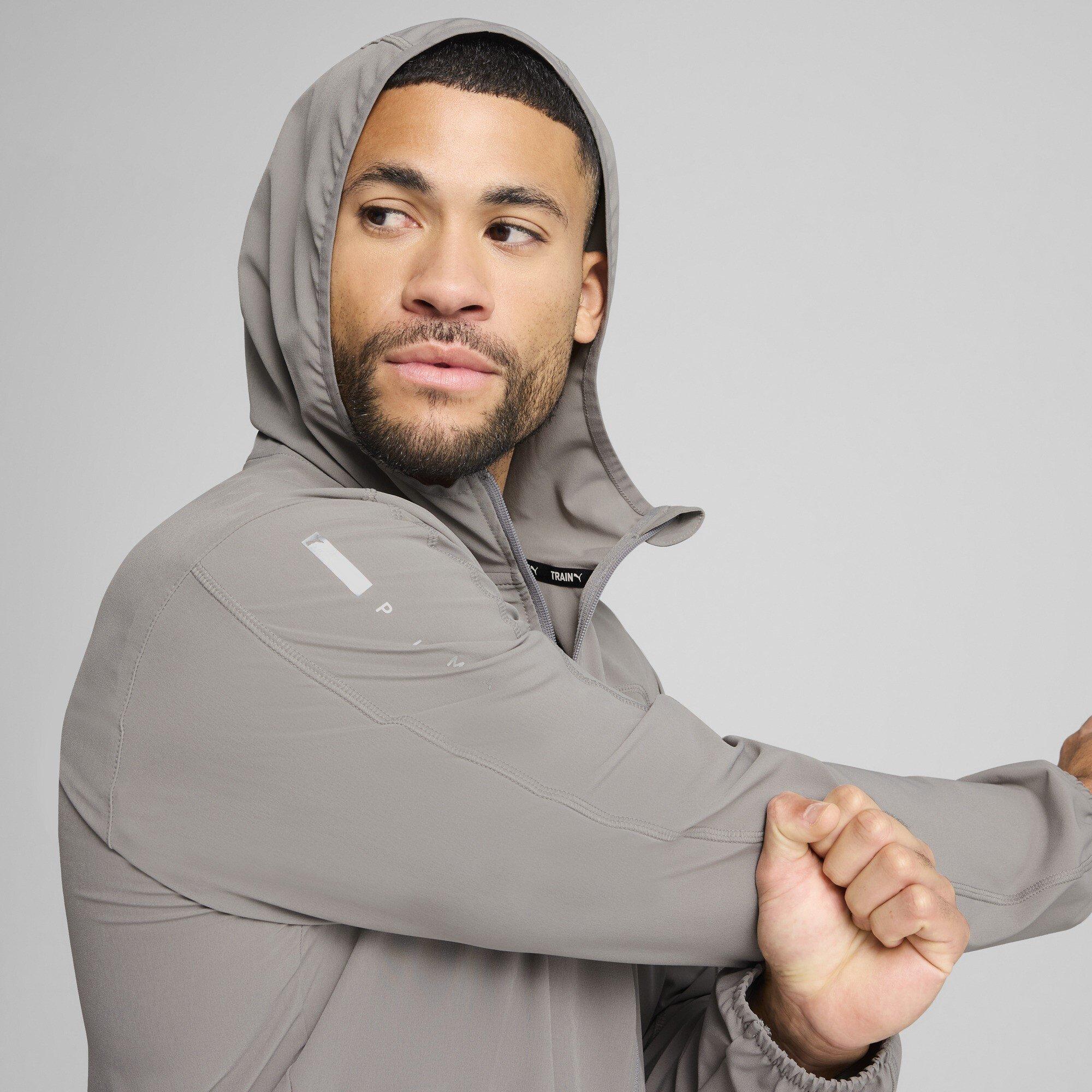 Light Grey - Puma - Men's Flex Woven Tracksuit Top - 6