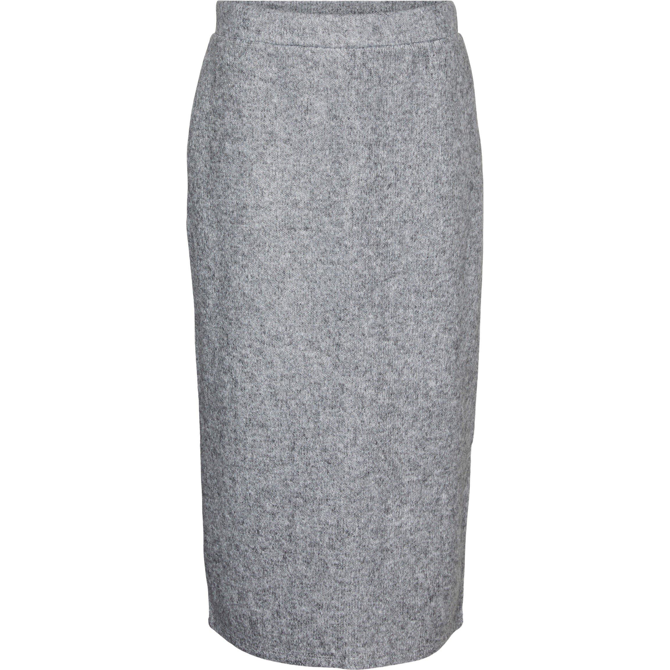 Gris Melange - Vero Moda - Women's Midi Skirt - 5