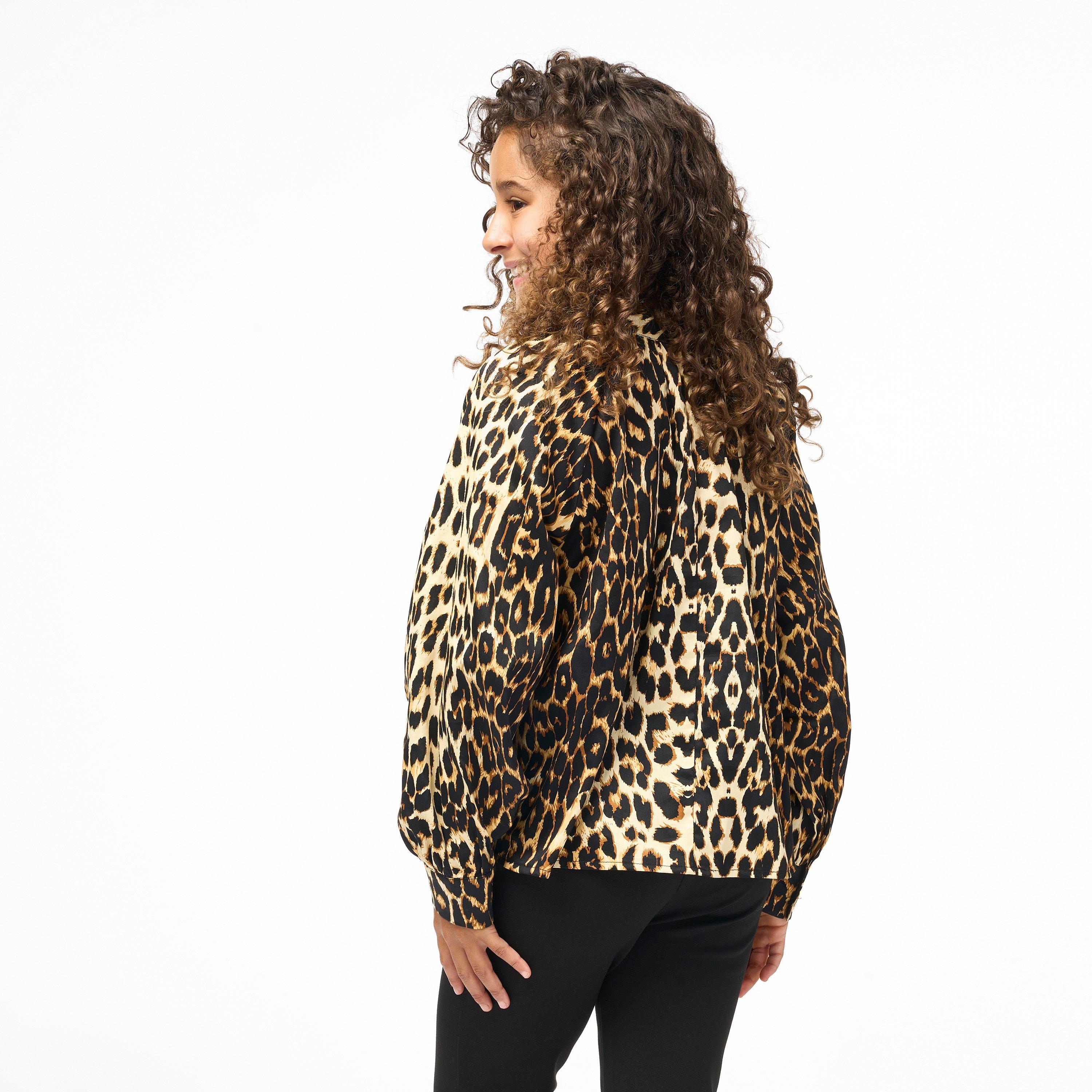 Leopard - Biba - Junior Girls Biba Balloon Sleeve Blouse - 2