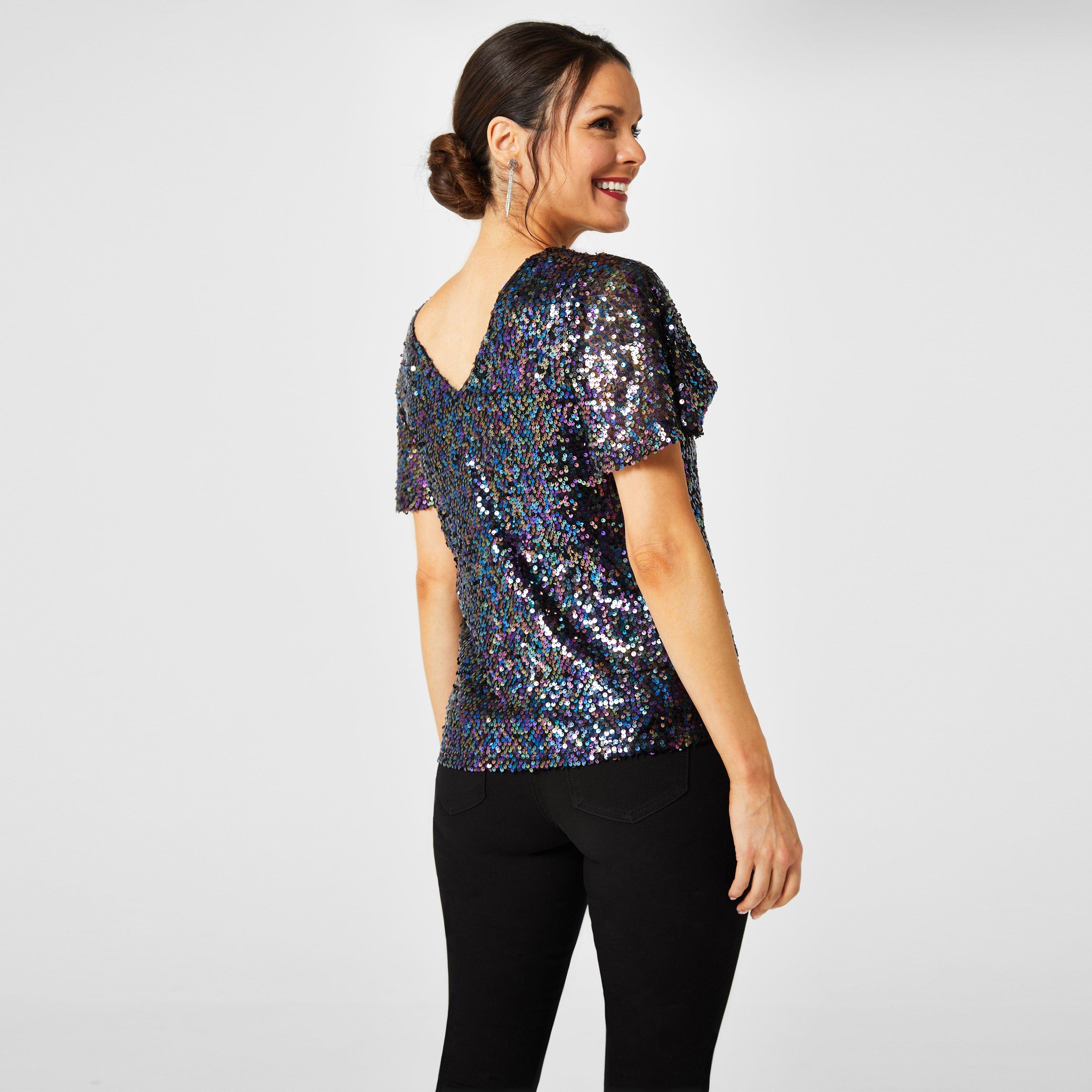 Multi - Biba - Biba Sequin Top - 2