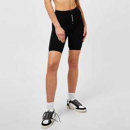 Off White Zip Logo Cycling Shorts