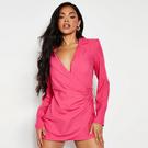 Rosa - I Saw It First - ISAWITFIRST Woven Drape Blazer Playsuit - 1
