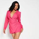 Rosa - I Saw It First - ISAWITFIRST Woven Drape Blazer Playsuit - 2