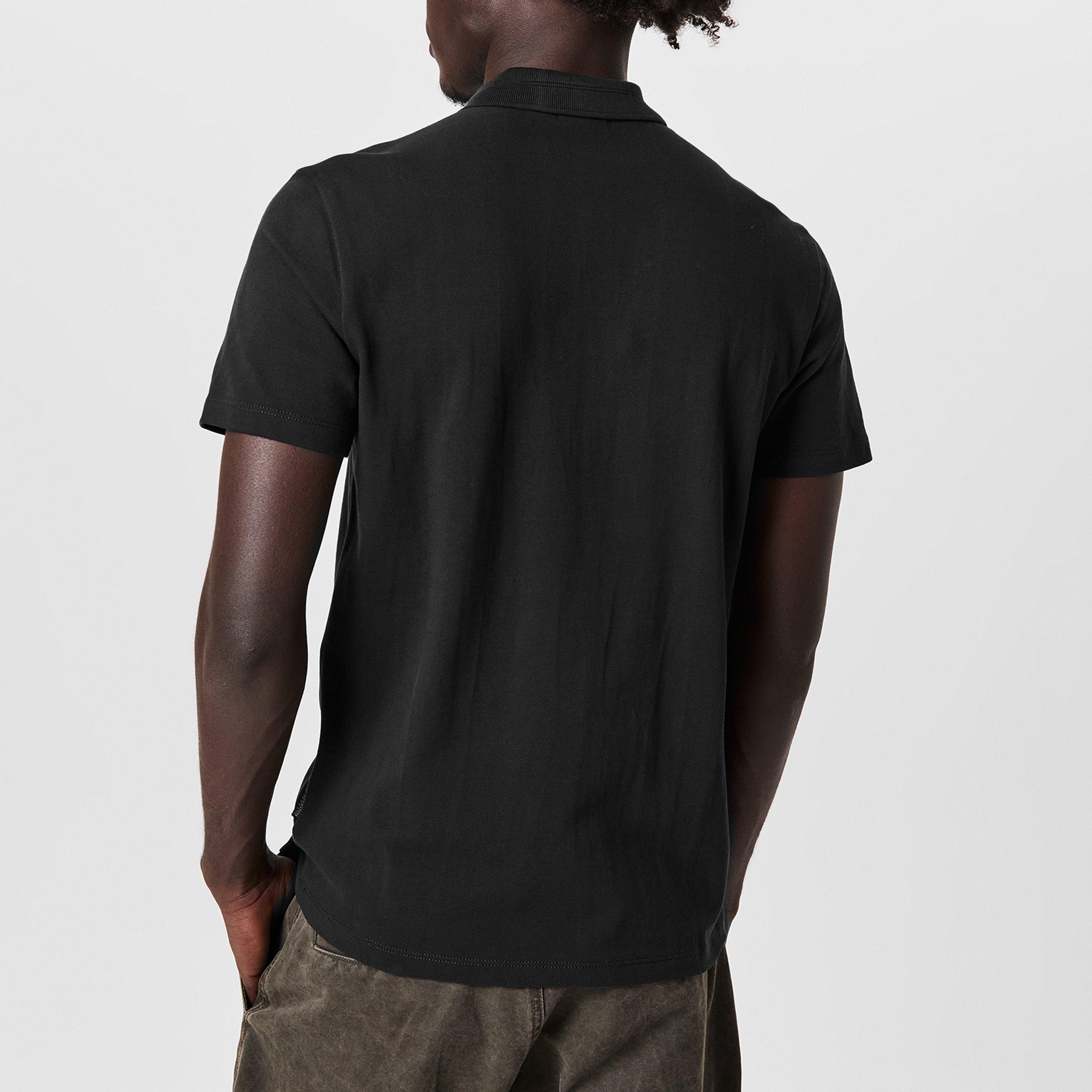 Black 041 - Napapijri - Napa Ealis Pique Polo Shirt Mens - 4