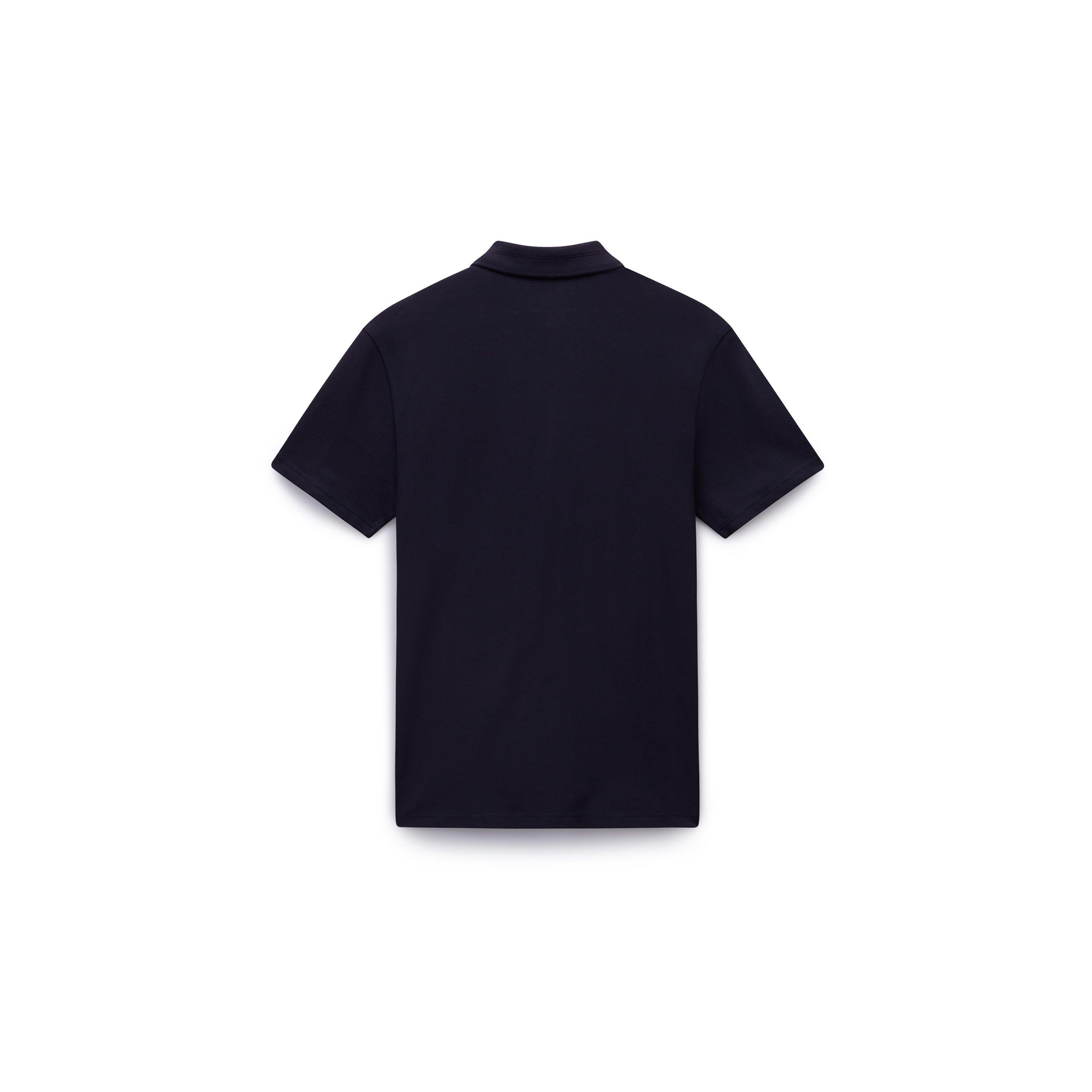 Blu Marine - Napapijri - Ealis Pique Polo Shirt Mens - 2