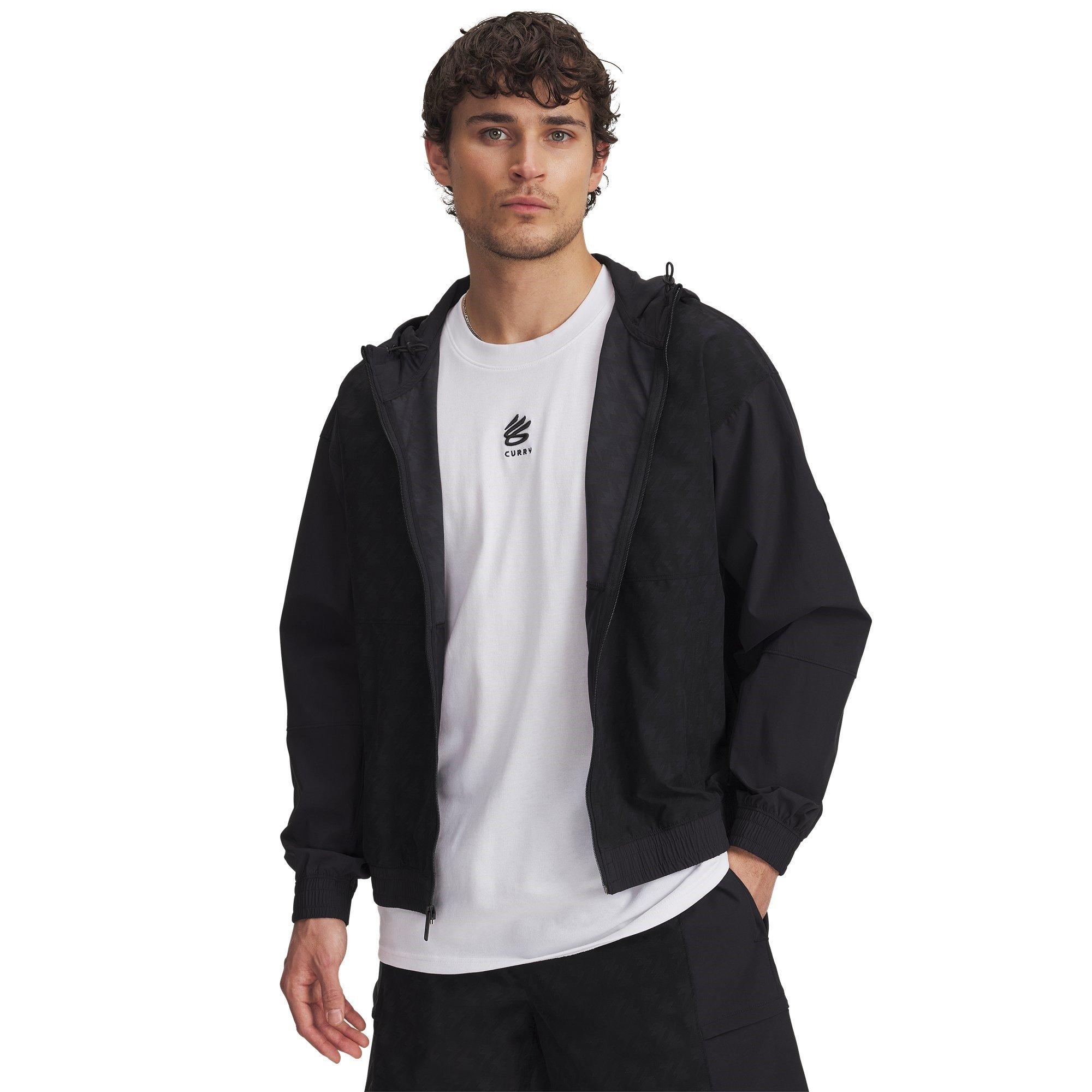 Black - Under Armour - Curry Woven Jacket Mens - 1