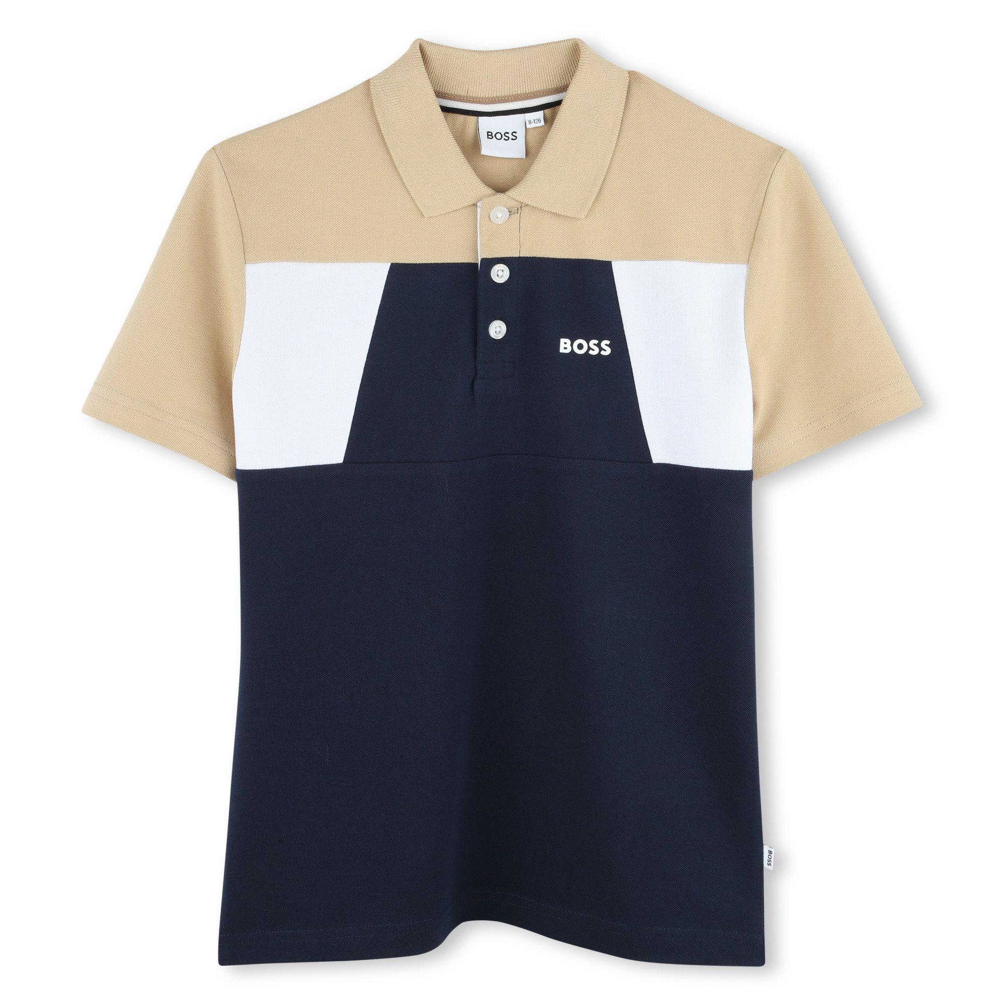 Boss Kids' Short Sleeve Polo Shirt - Navy 849 - Size 16 Yrs