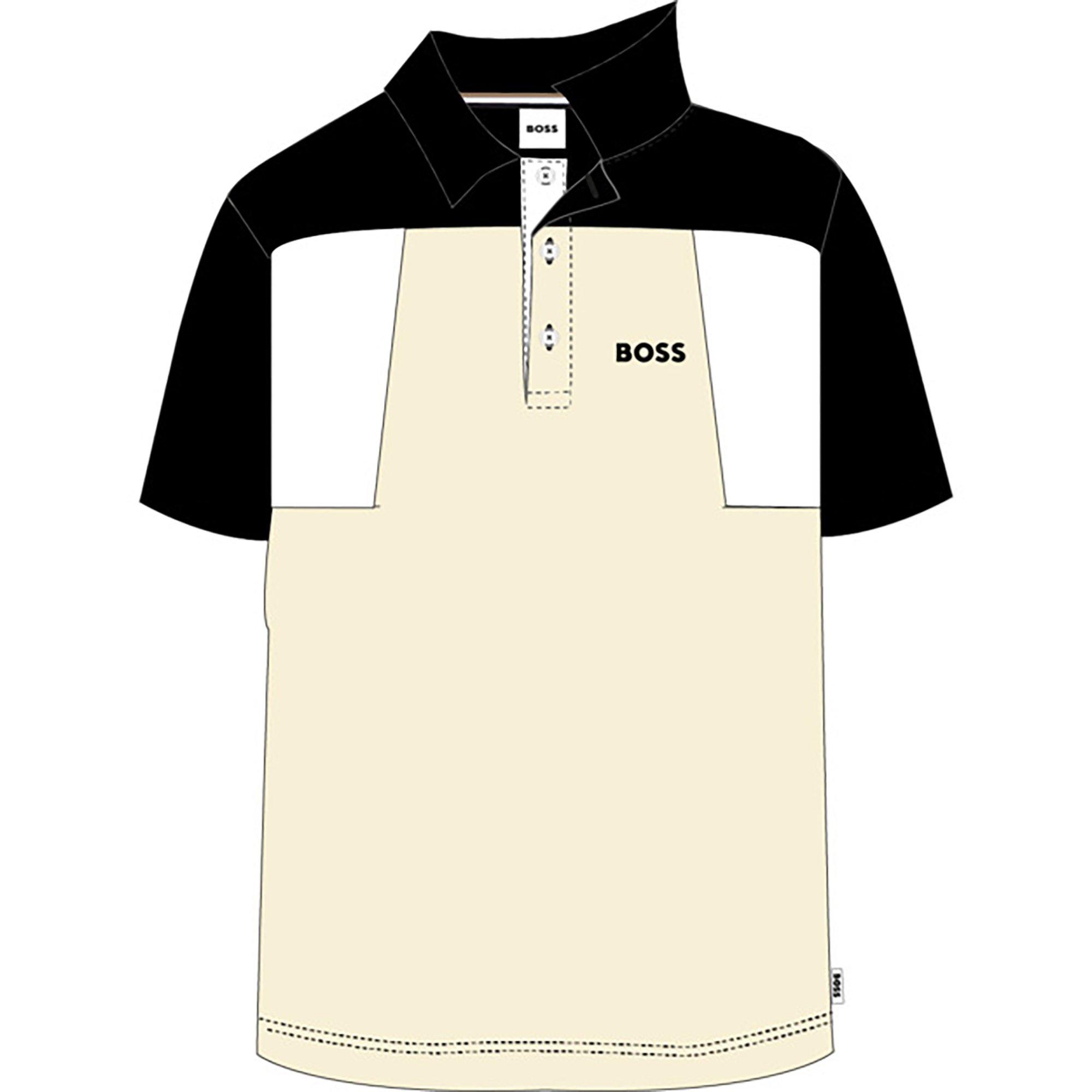 Boss  Vanille 21C Kids' Short Sleeve Polo Shirt - 16 Yrs