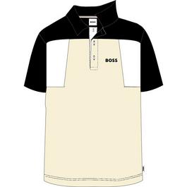 Boss Colour Block Polo Shirt Juniors