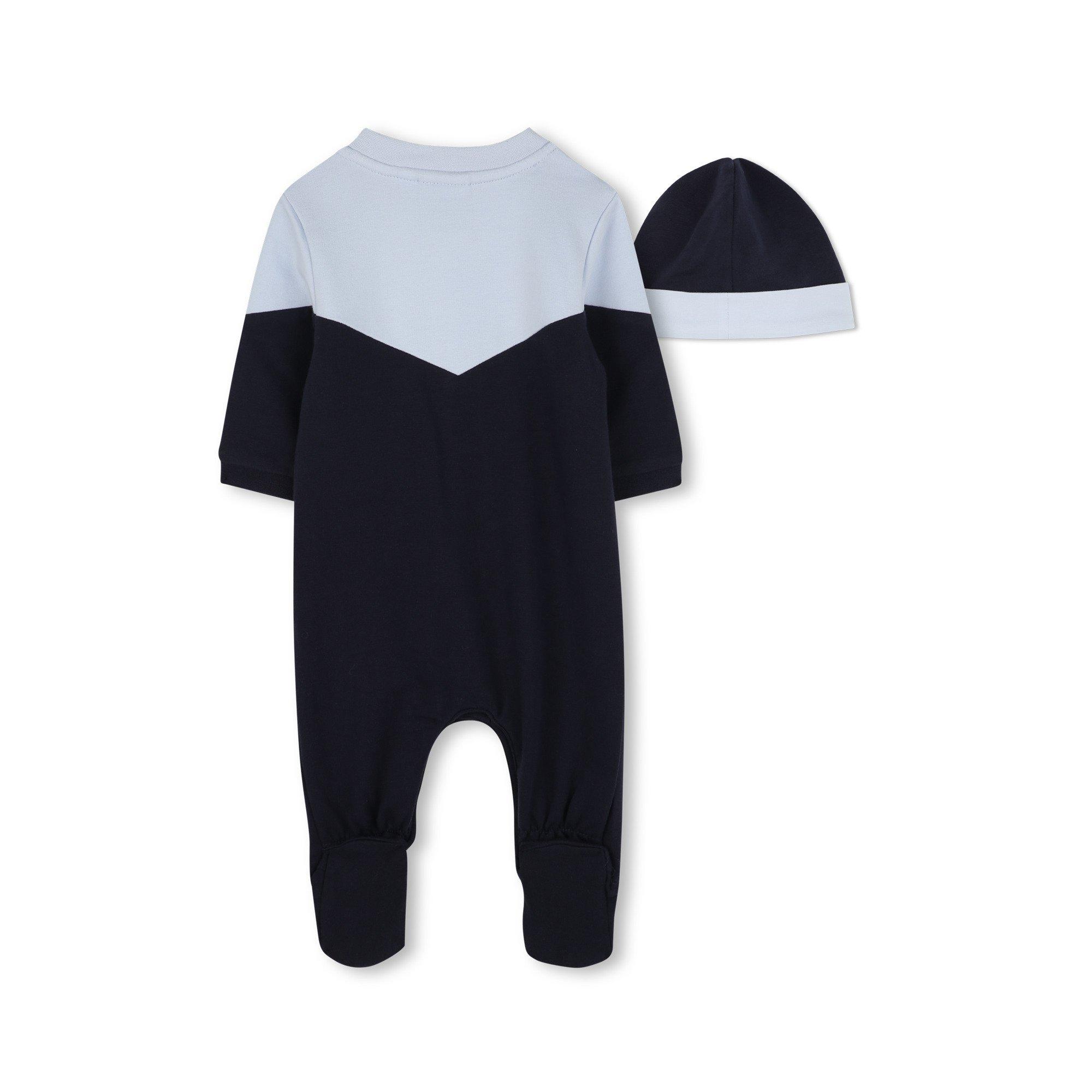 Navy 849 - Boss - Kids All-in-one Hat Set - 2