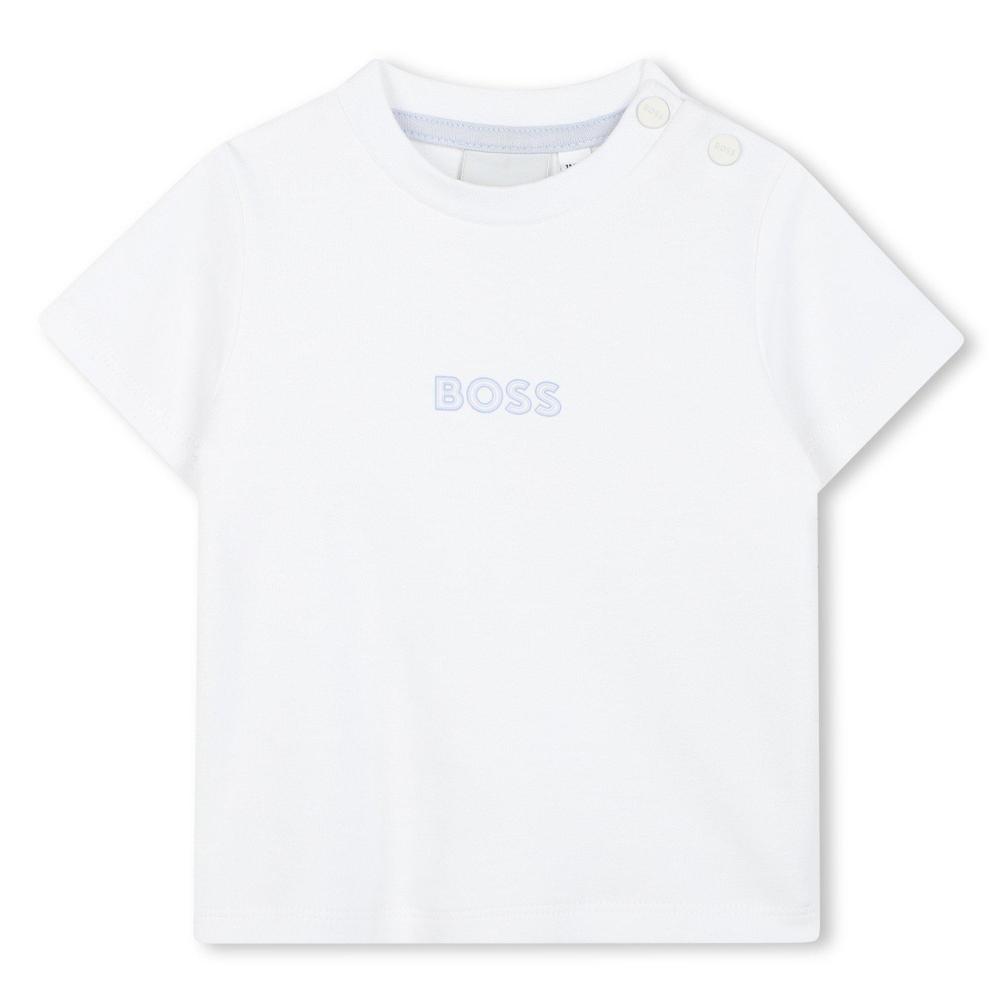 Weiß 10P - Boss - Kids T-Shirt and Shorts Set - 3