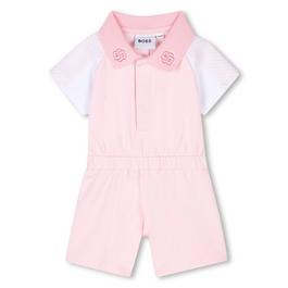 Boss Kids Logo Playsuit for Babies
