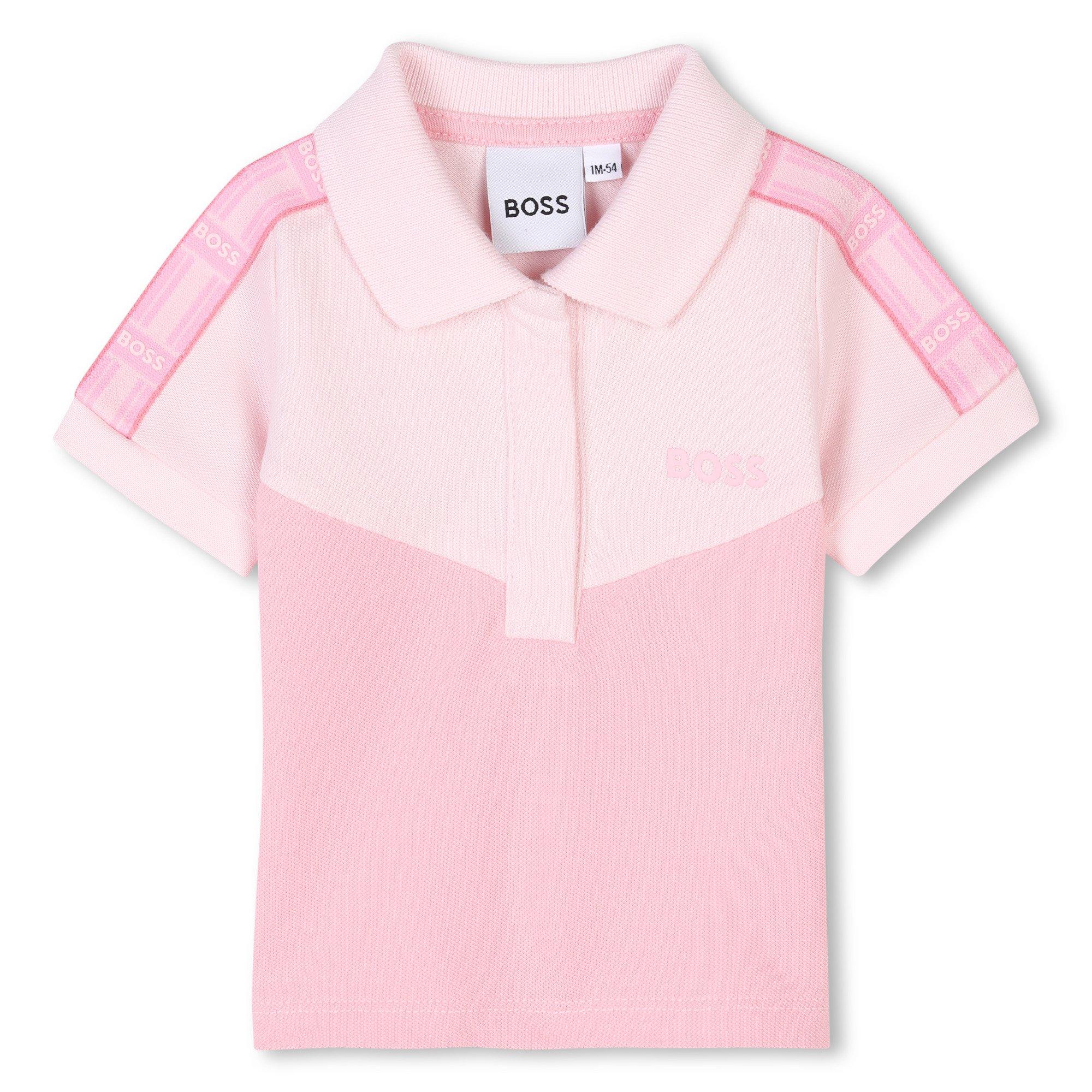 Pink 46X - Boss - Kids Polo Shirt and Shorts Set - 3