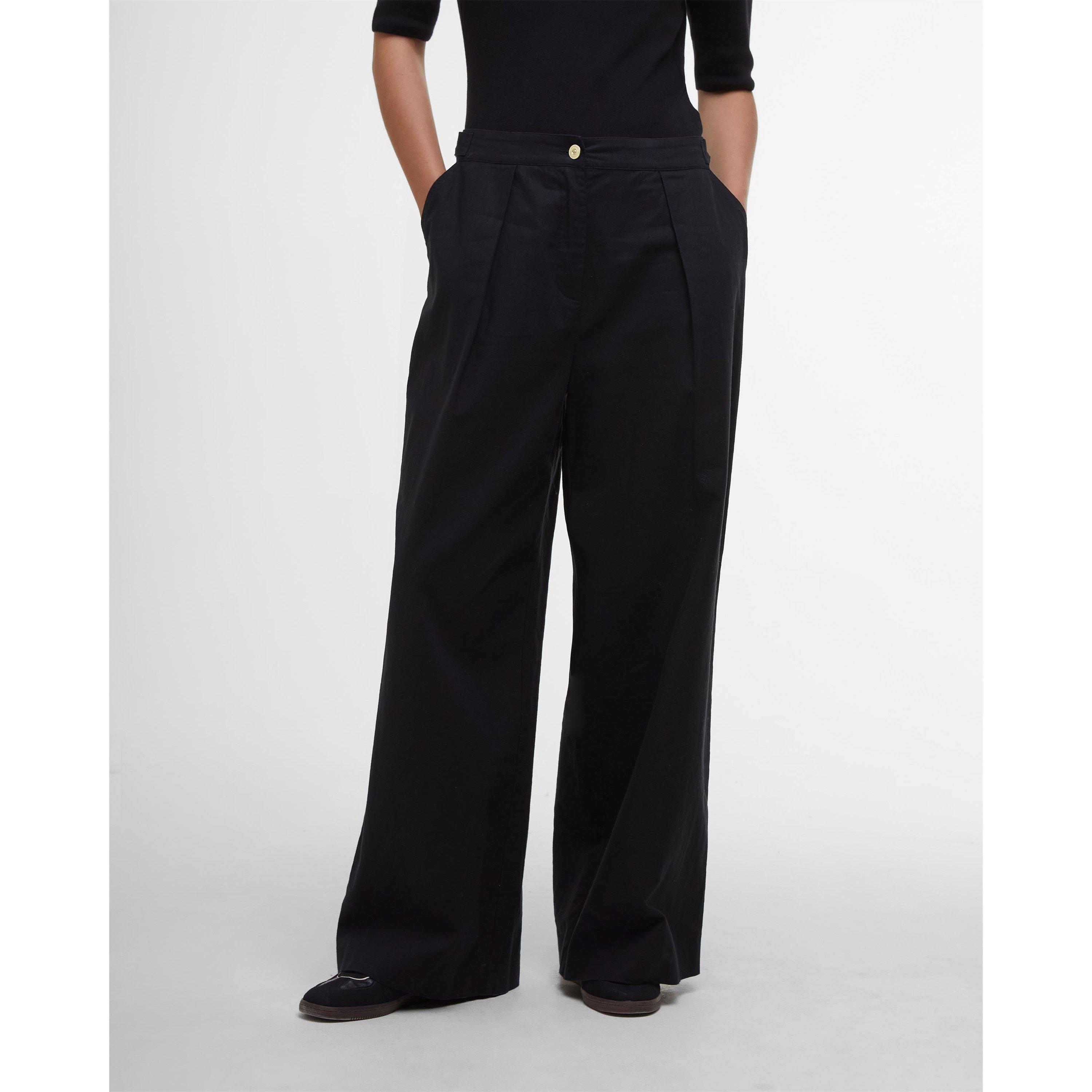Black - Barbour International - Riley Wide-Leg Trousers - 3